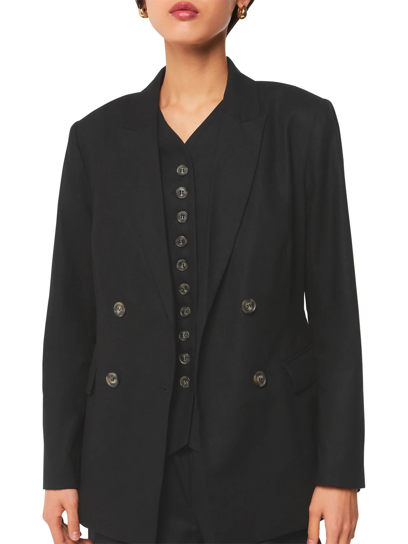 Lindsey Linen Blend Blazer - Image 4