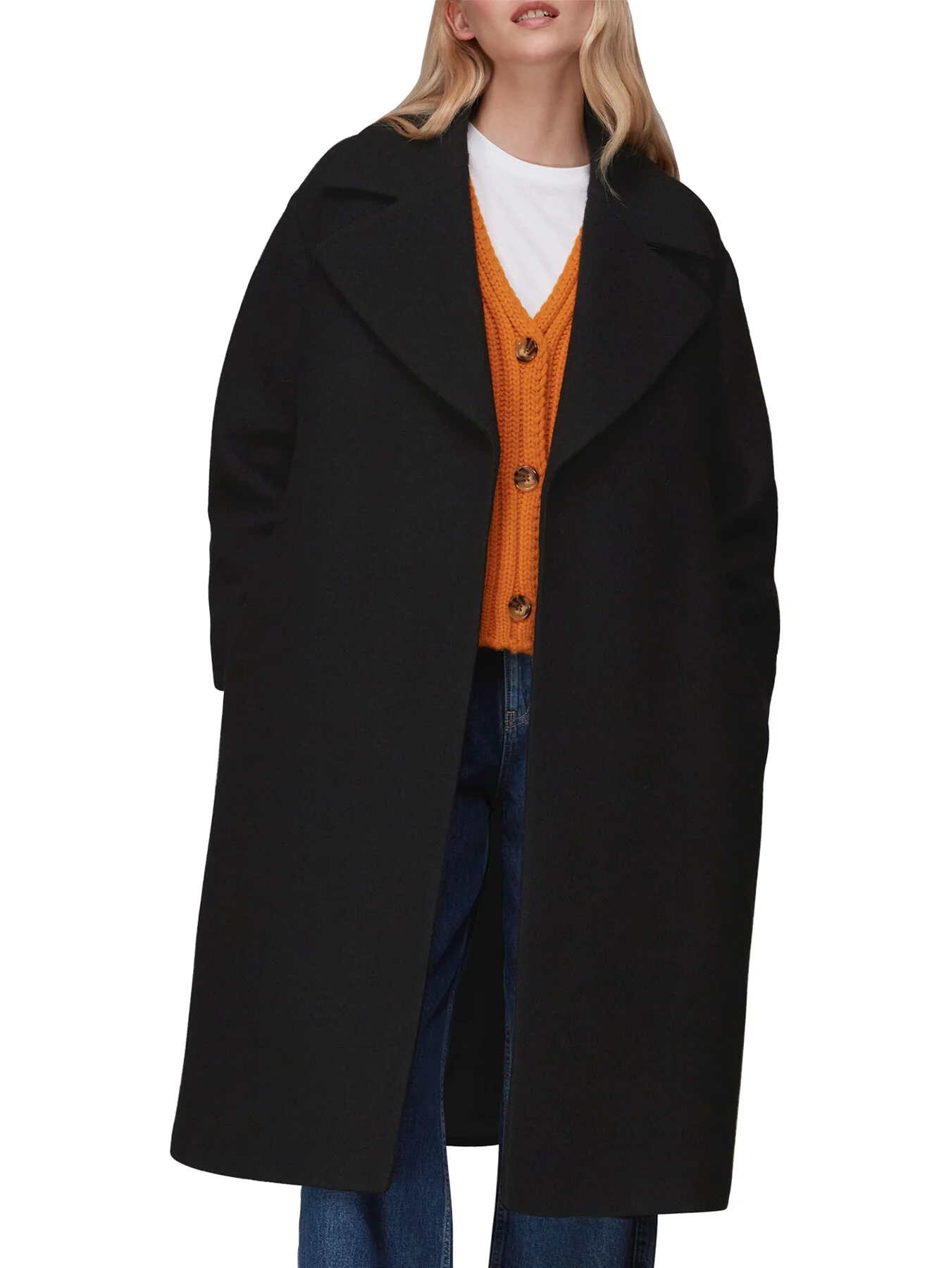 Lorna Wrap Wool Coat - Image 2