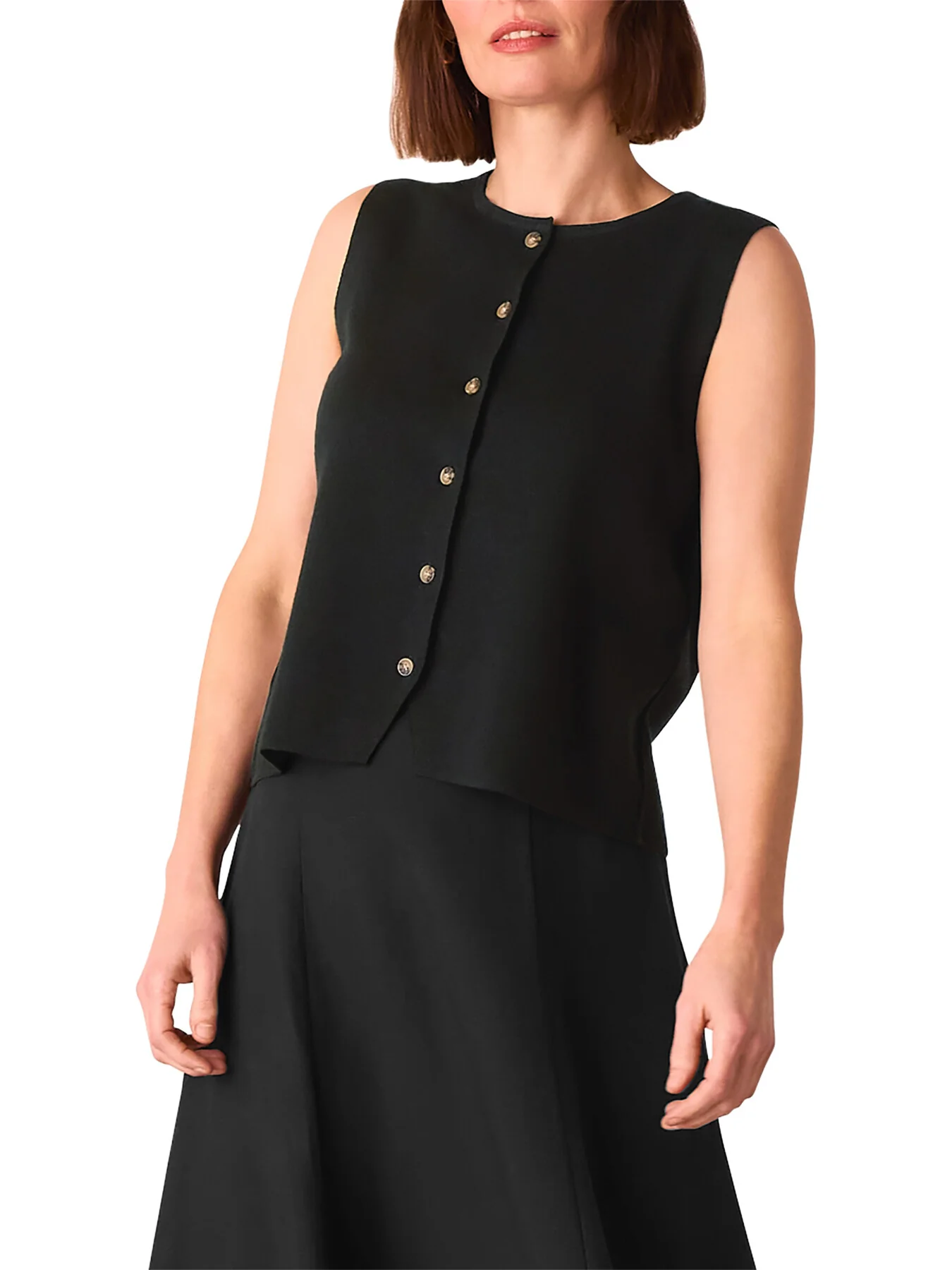 Lucy Button Front Knit Tank - Image 2