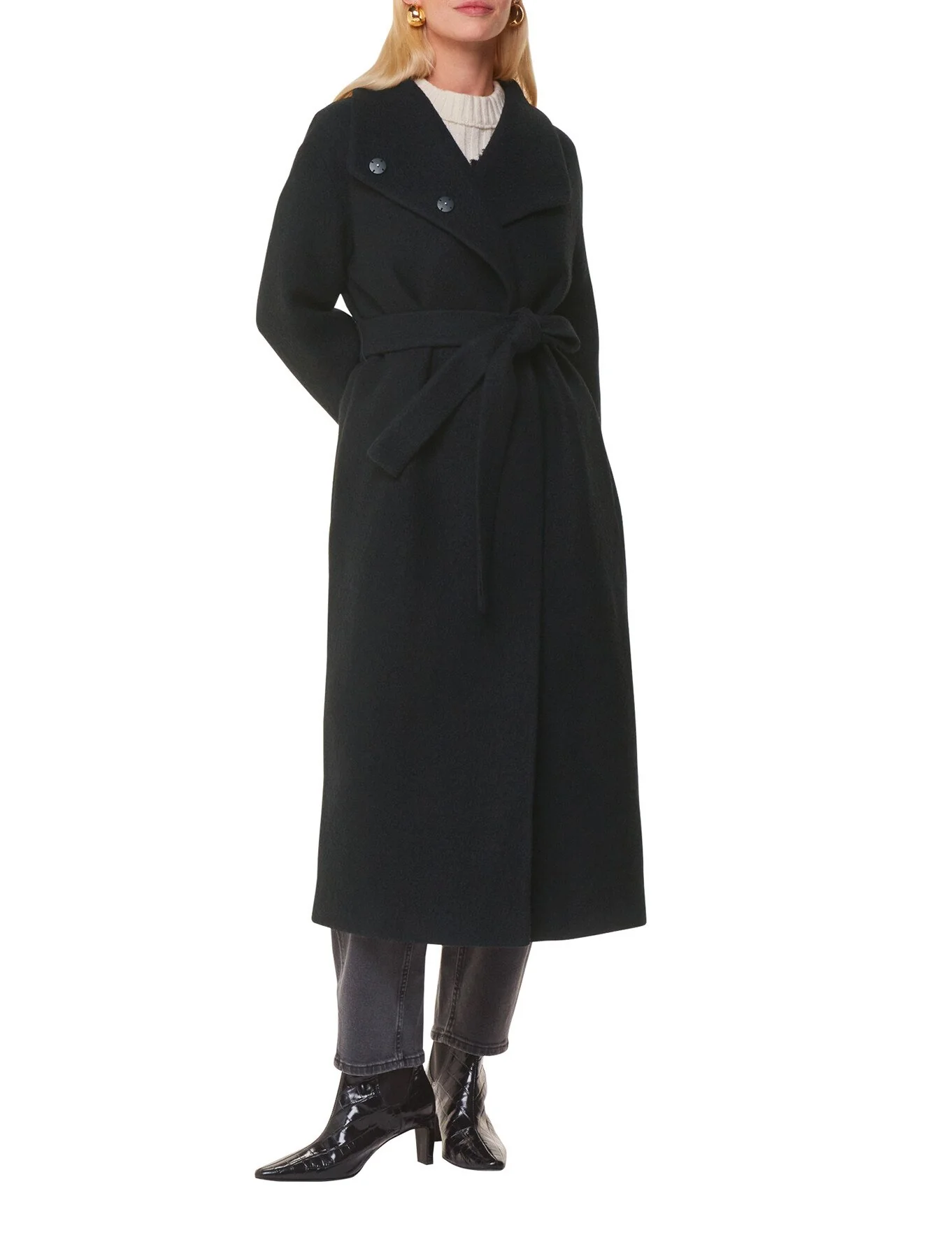 Morgan Funnel Neck Coat - Image 2