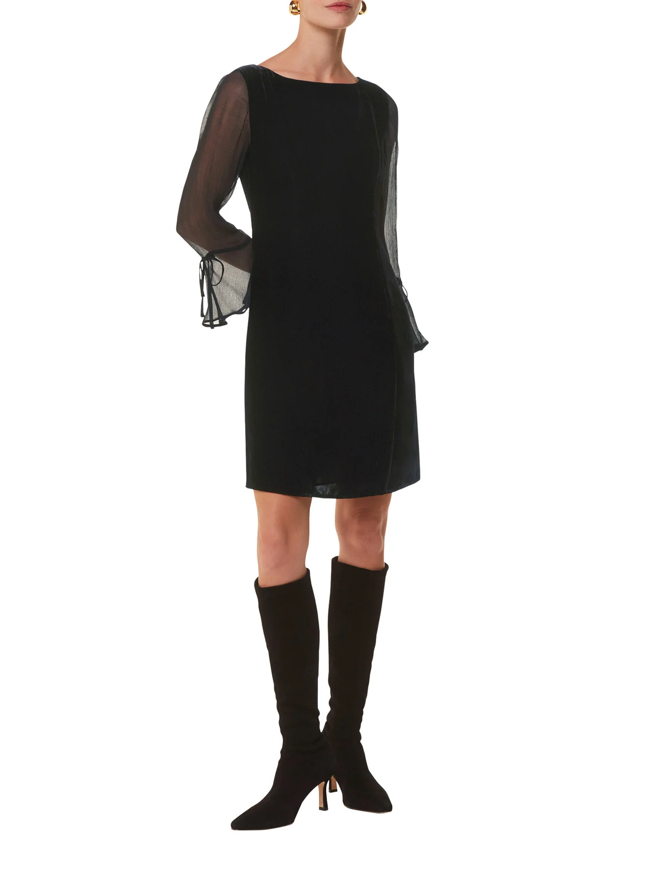 Myla Velvet Mini Dress - Image 2