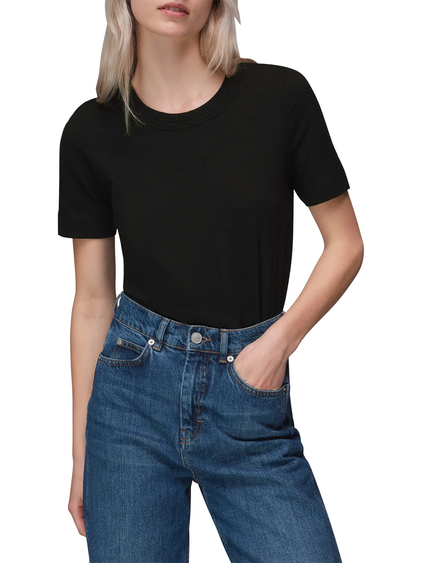 Rosa Double Trim T-shirt - Image 2
