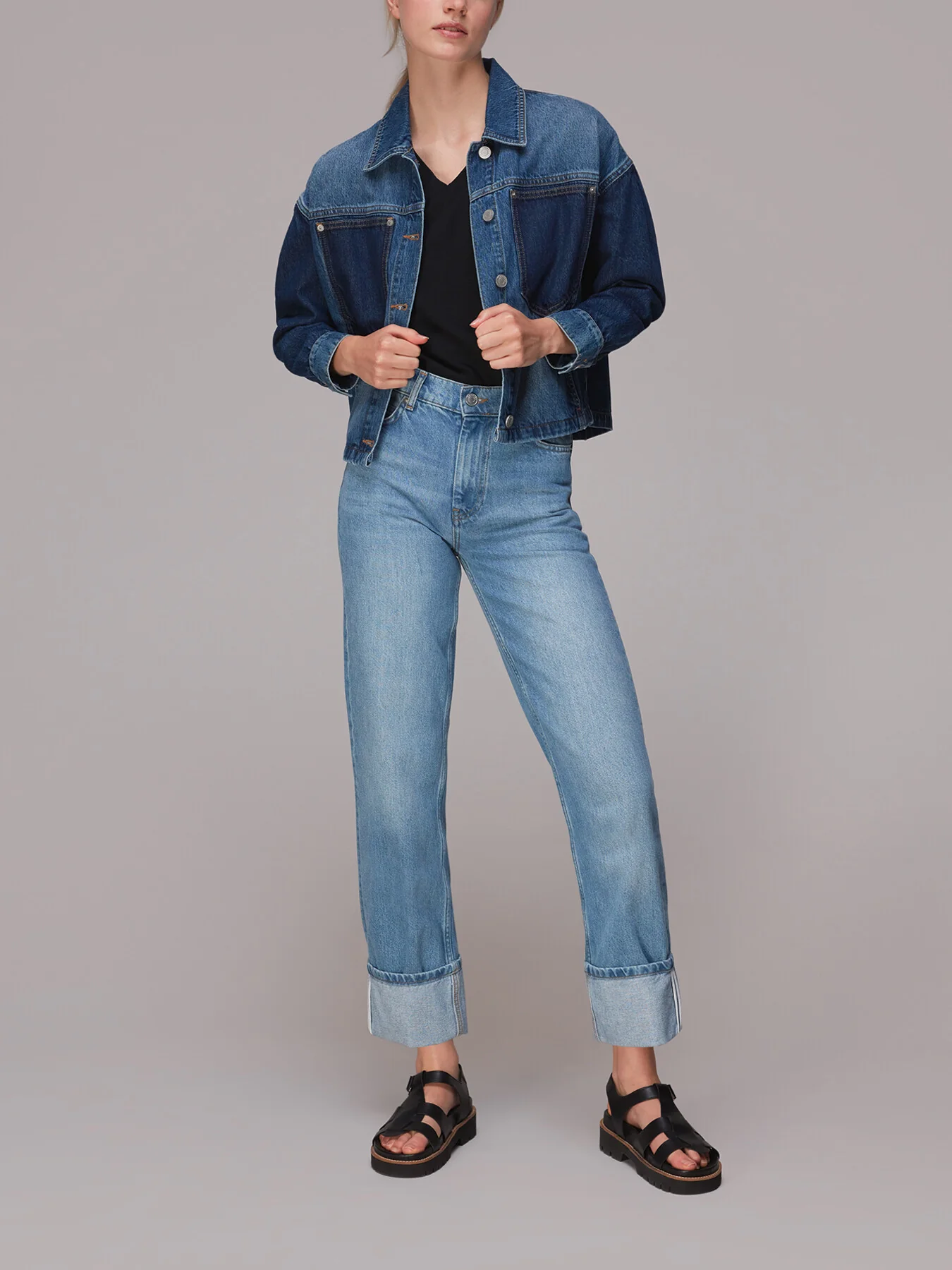 Willa V Neck Cap Sleeve Tee - Image 6
