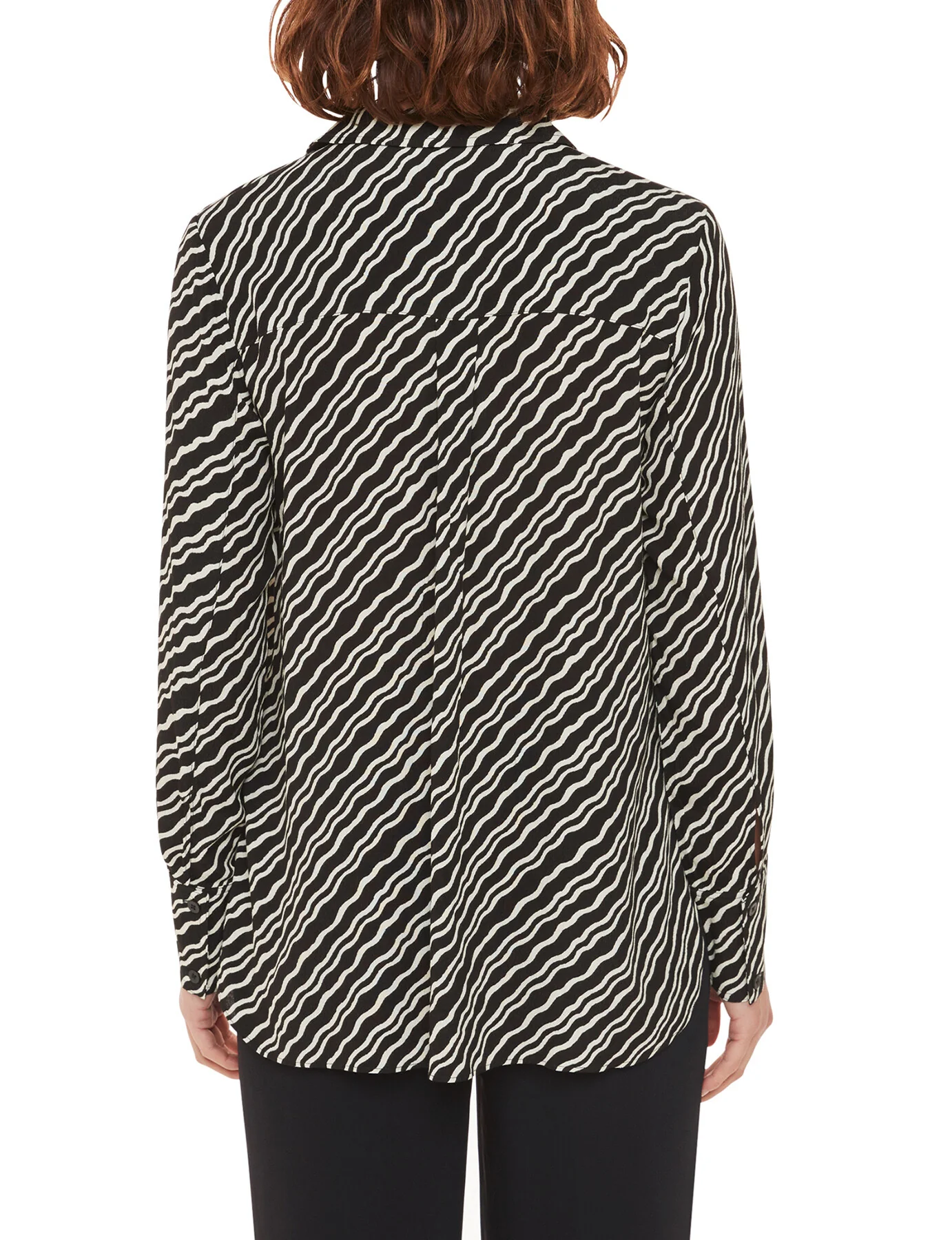 Diagonal Ripple Print Shirt - Image 3
