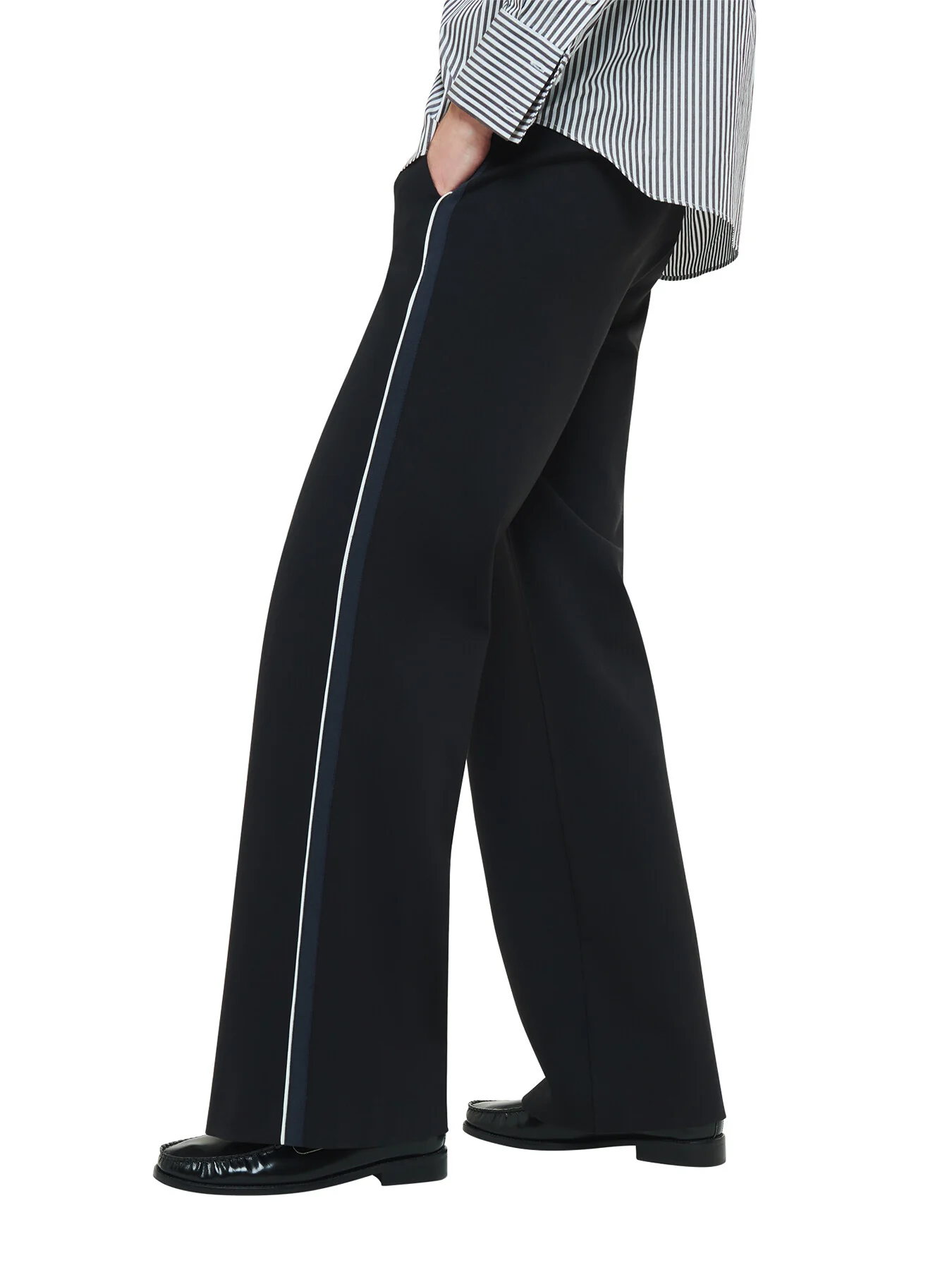 Edie Side Stripe Ponte Trouser - Image 4