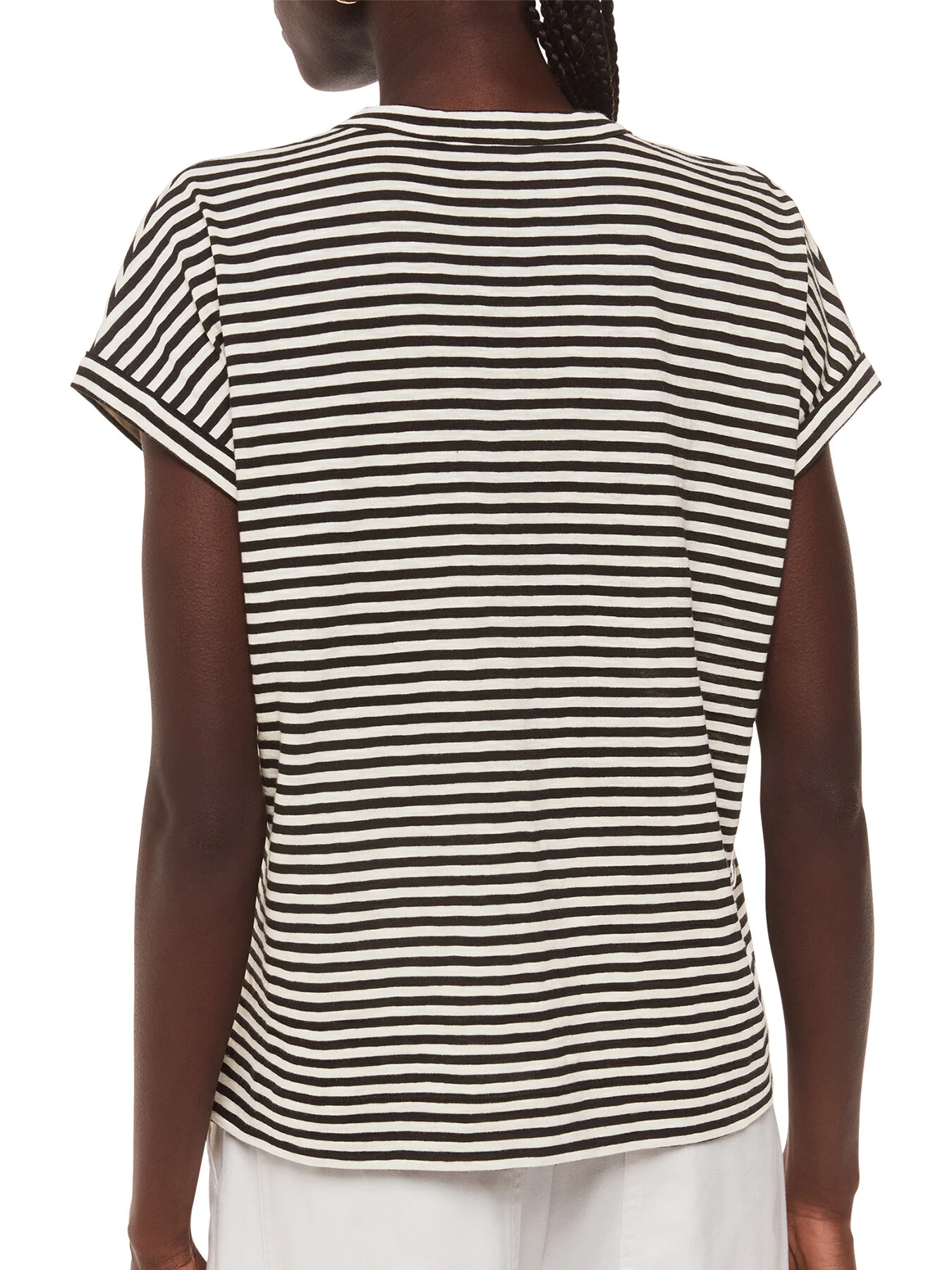 Jilly Stripe Button Top - Image 3