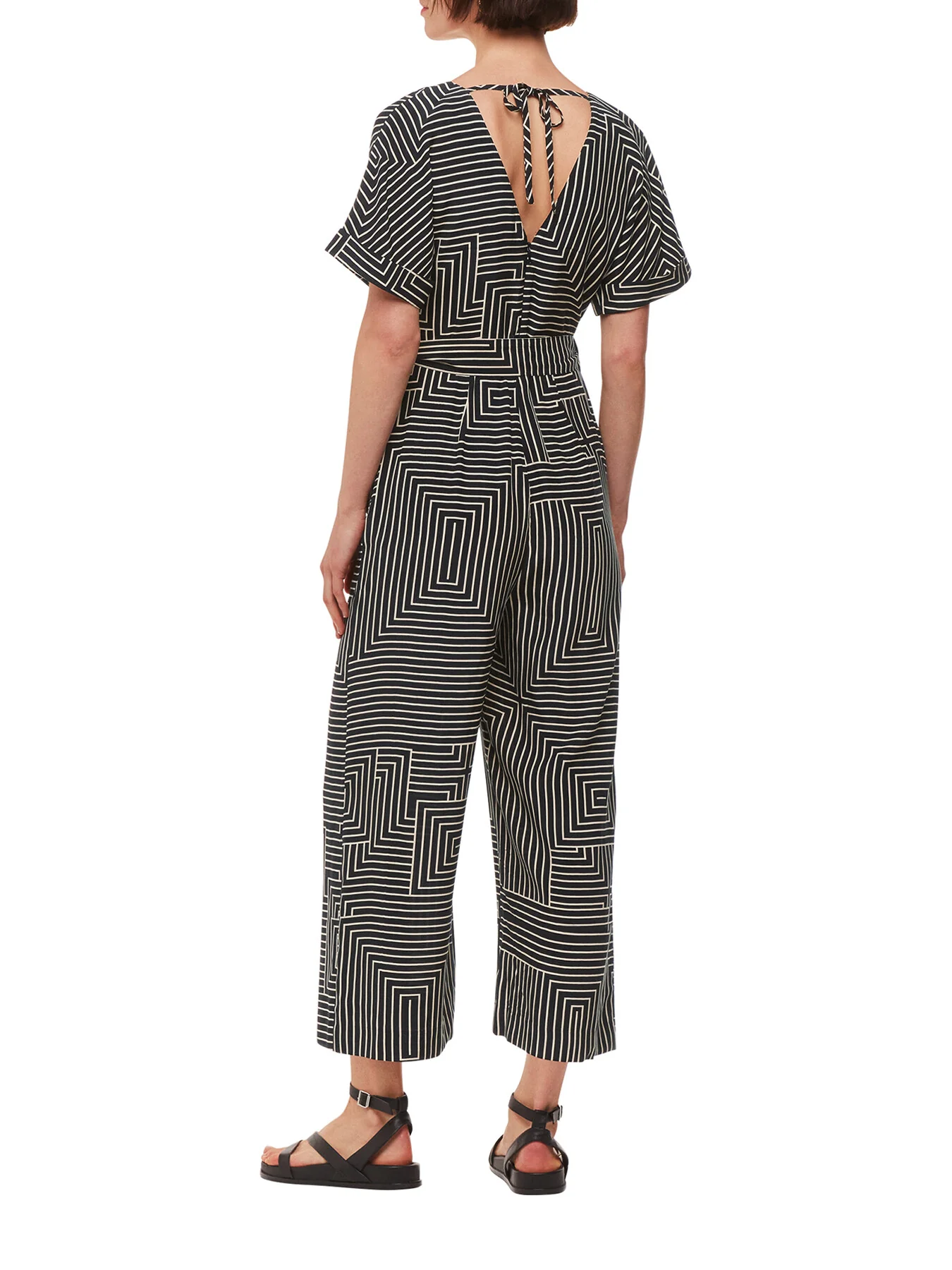 Angled Stripe Jumpsuit - Image 3