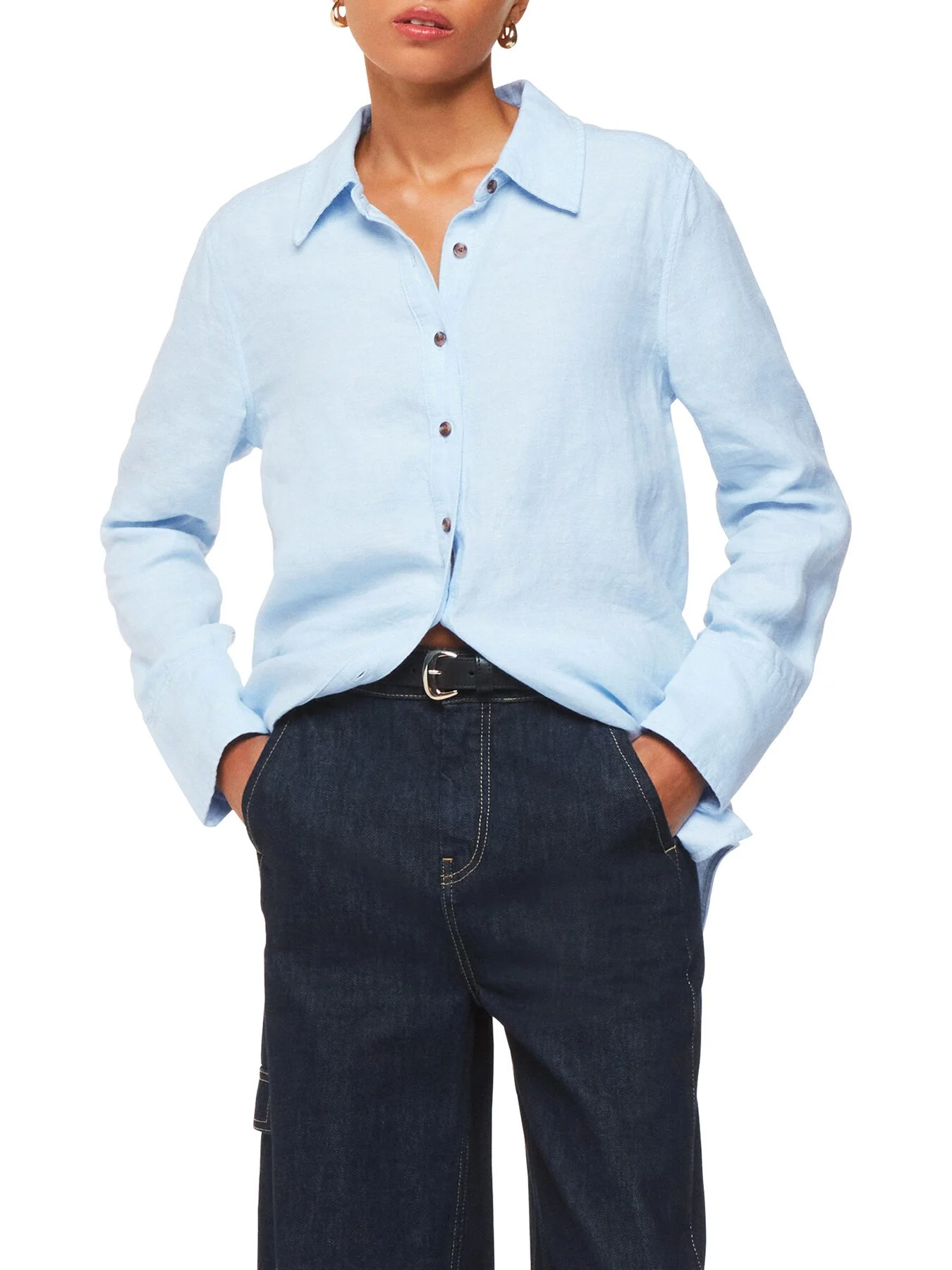Linen Relaxed Fit Shirt - Image 2