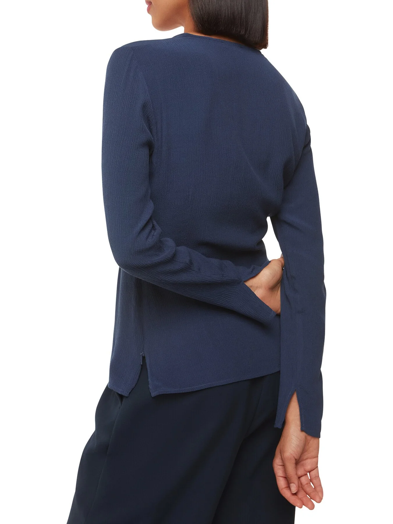 Twist Front Textured Top - Image 3
