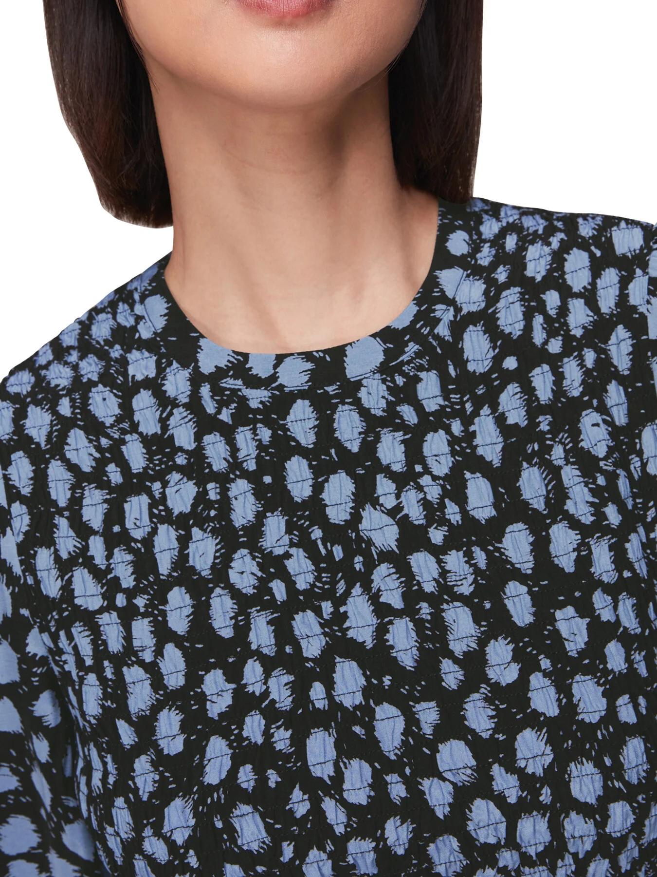 Dalmatian Shirred Midi Dress - Image 4