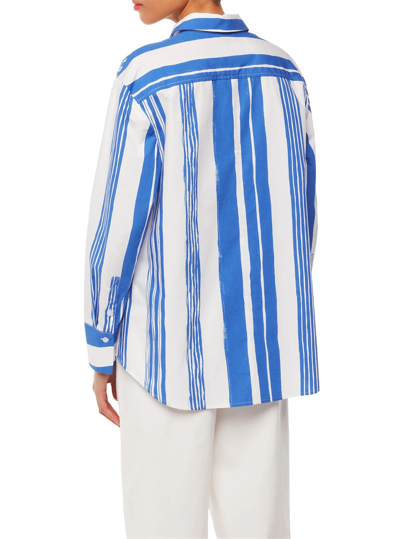 Painted Stripe Oversized Shirt - Image 3