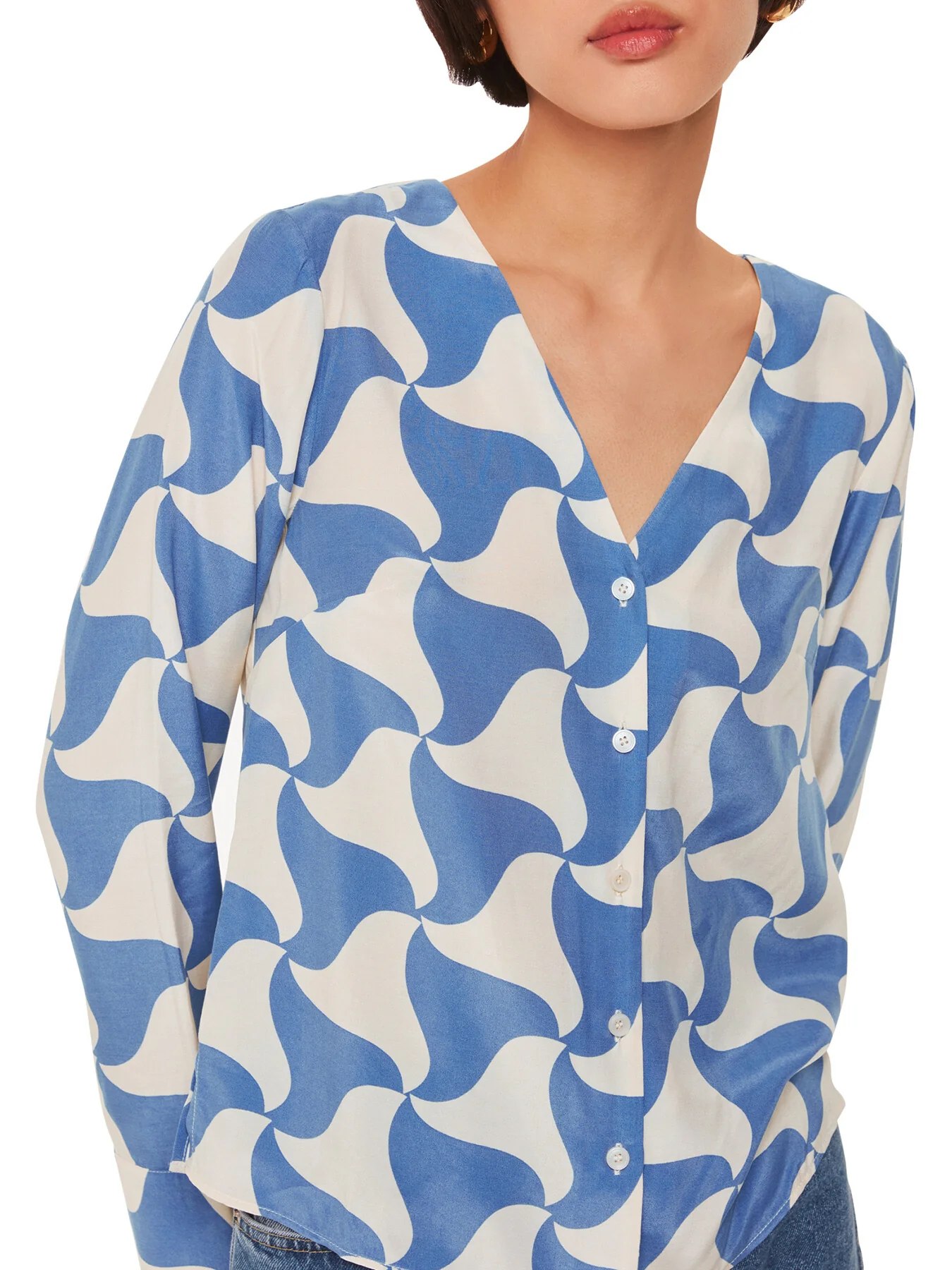 Spun Triangle Blouse - Image 4