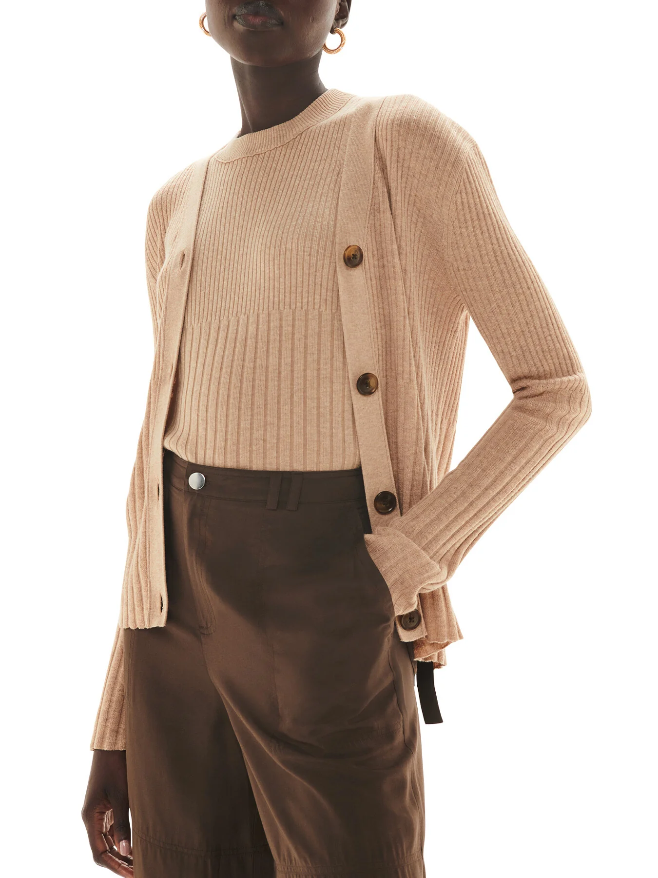 Ribbed Cardigan - Image 2