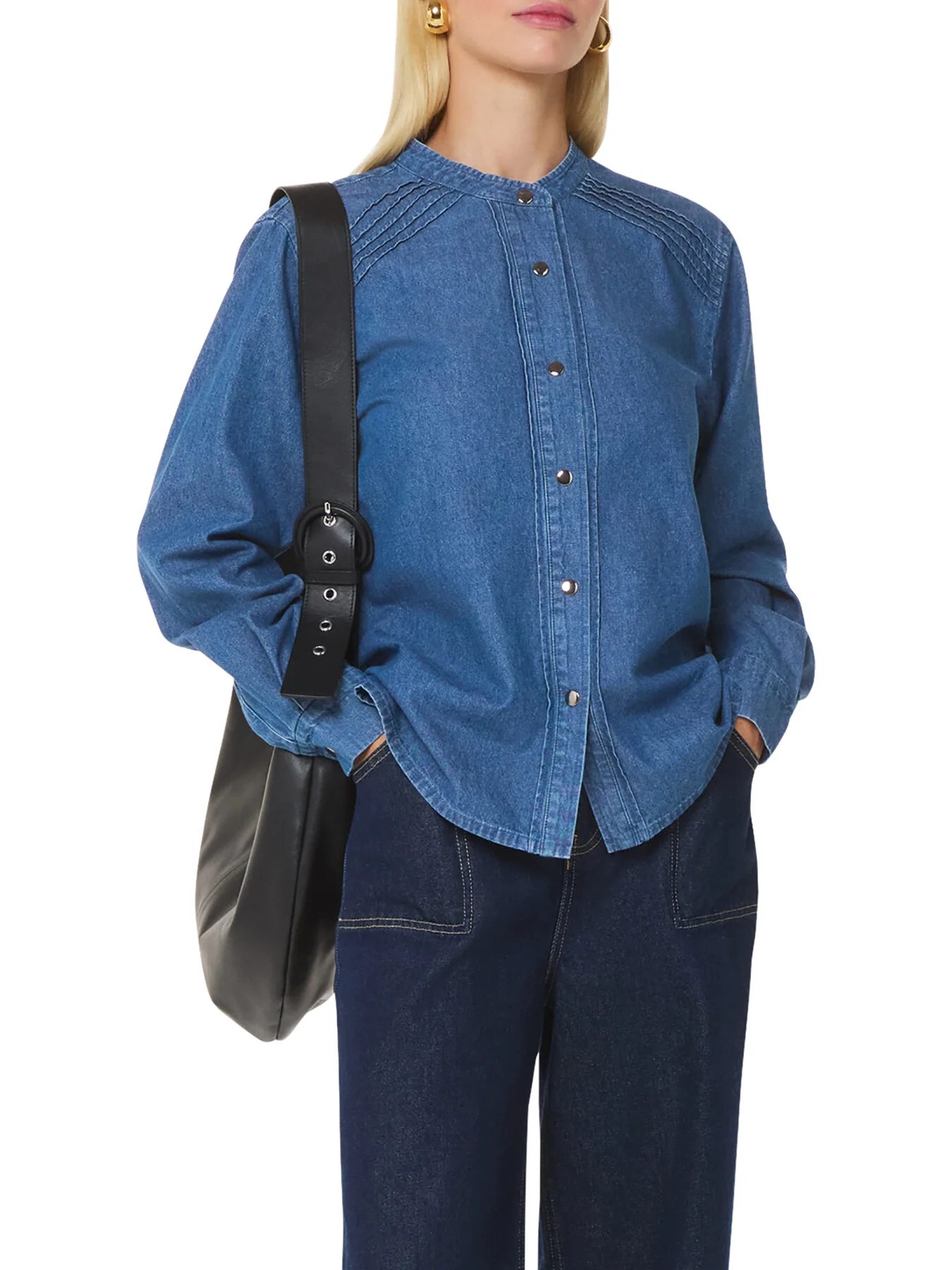 Pintuck Detail Shirt - Image 2