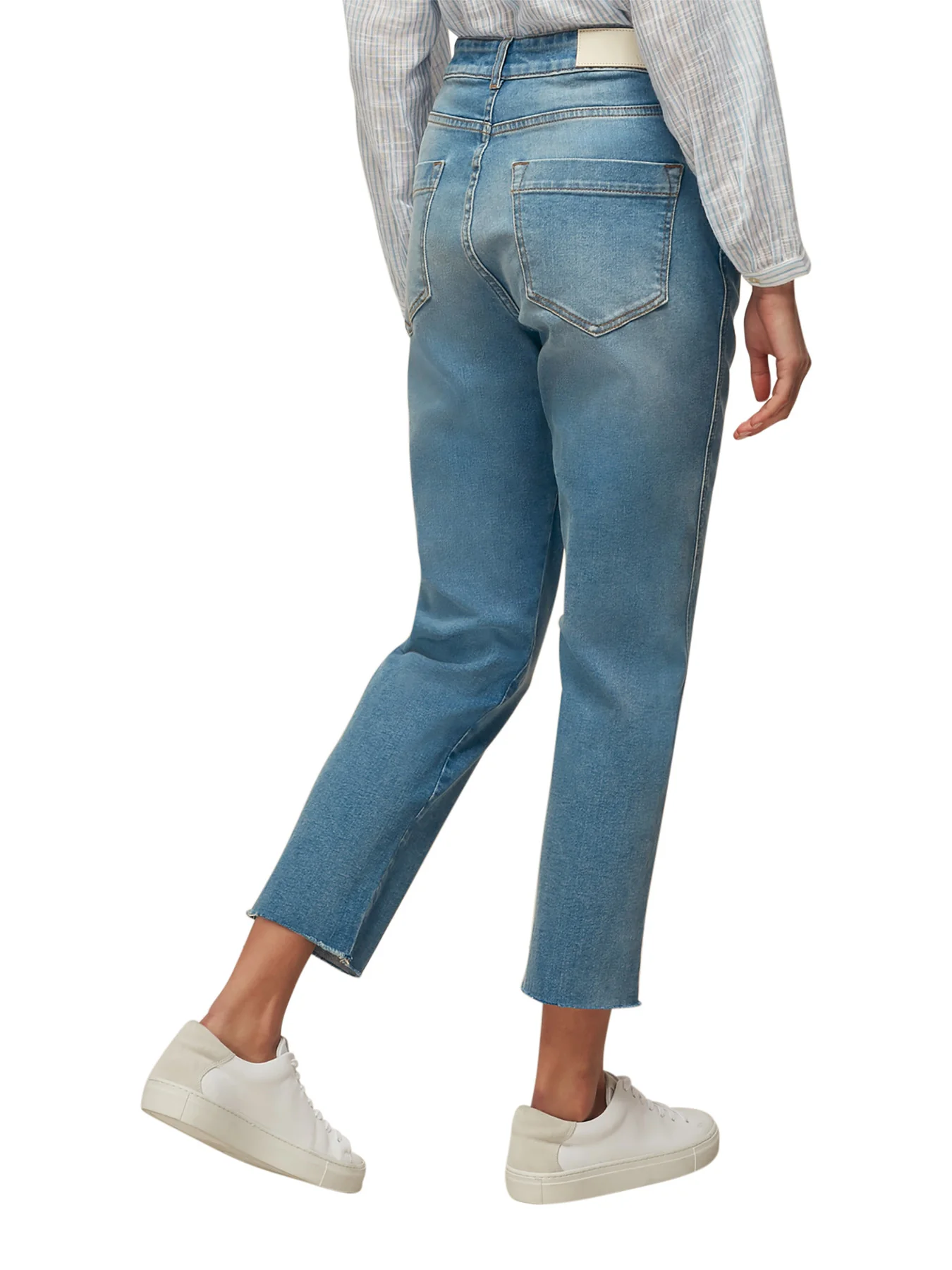 Slim Frayed Detail Jean - Image 3
