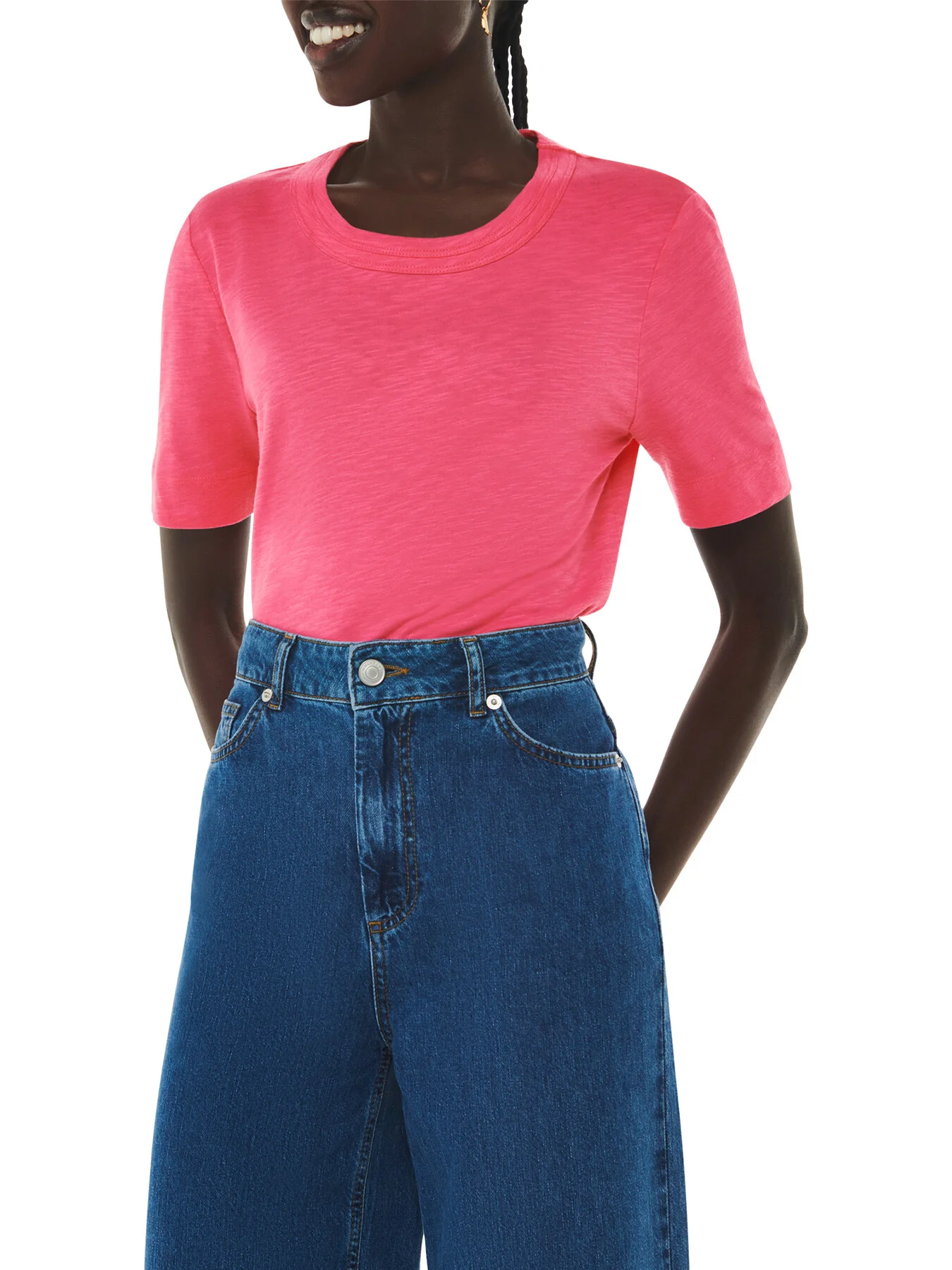 Rosa Double Trim T-Shirt - Image 2