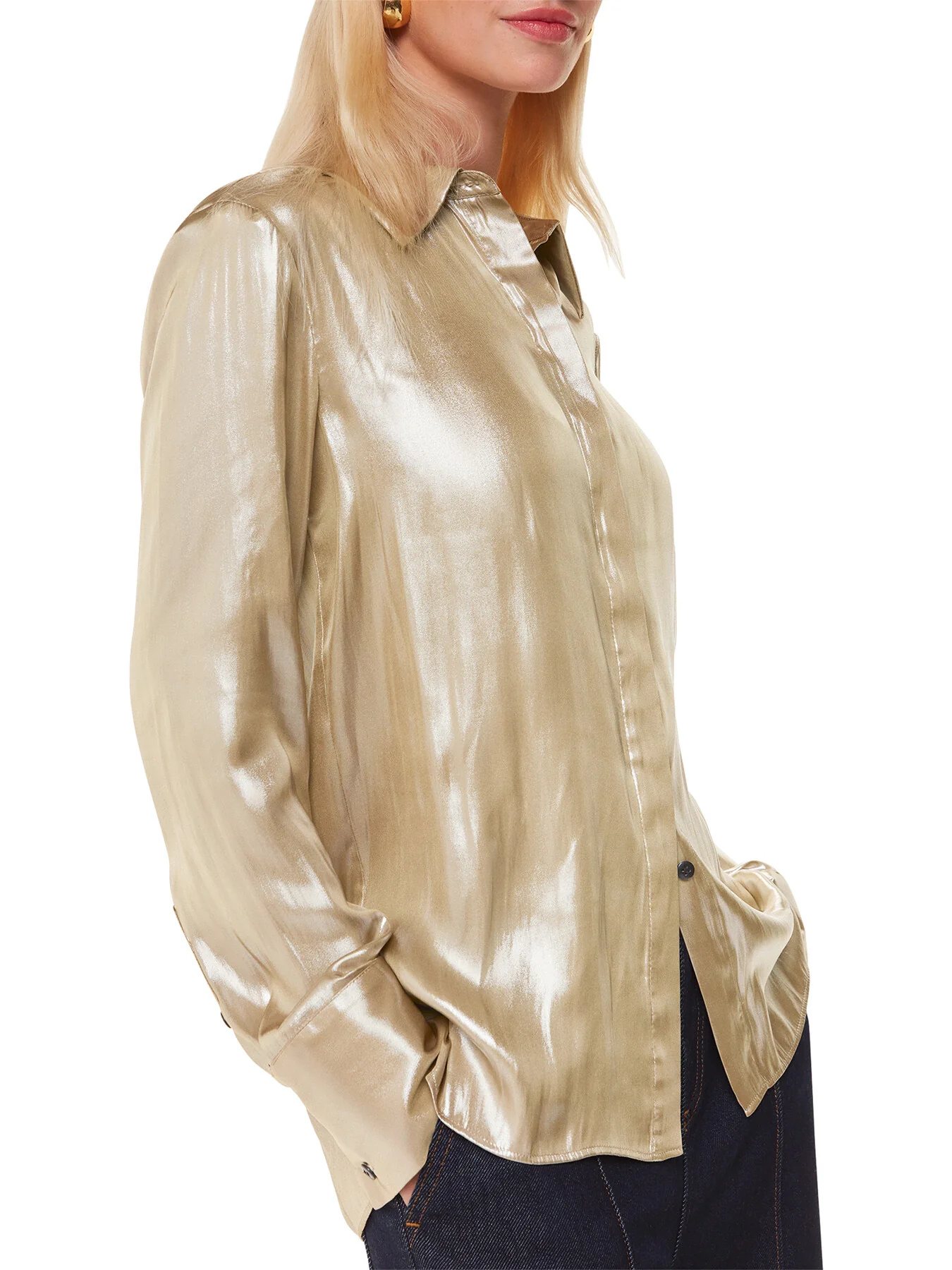 Lucie Metallic Shirt - Image 4