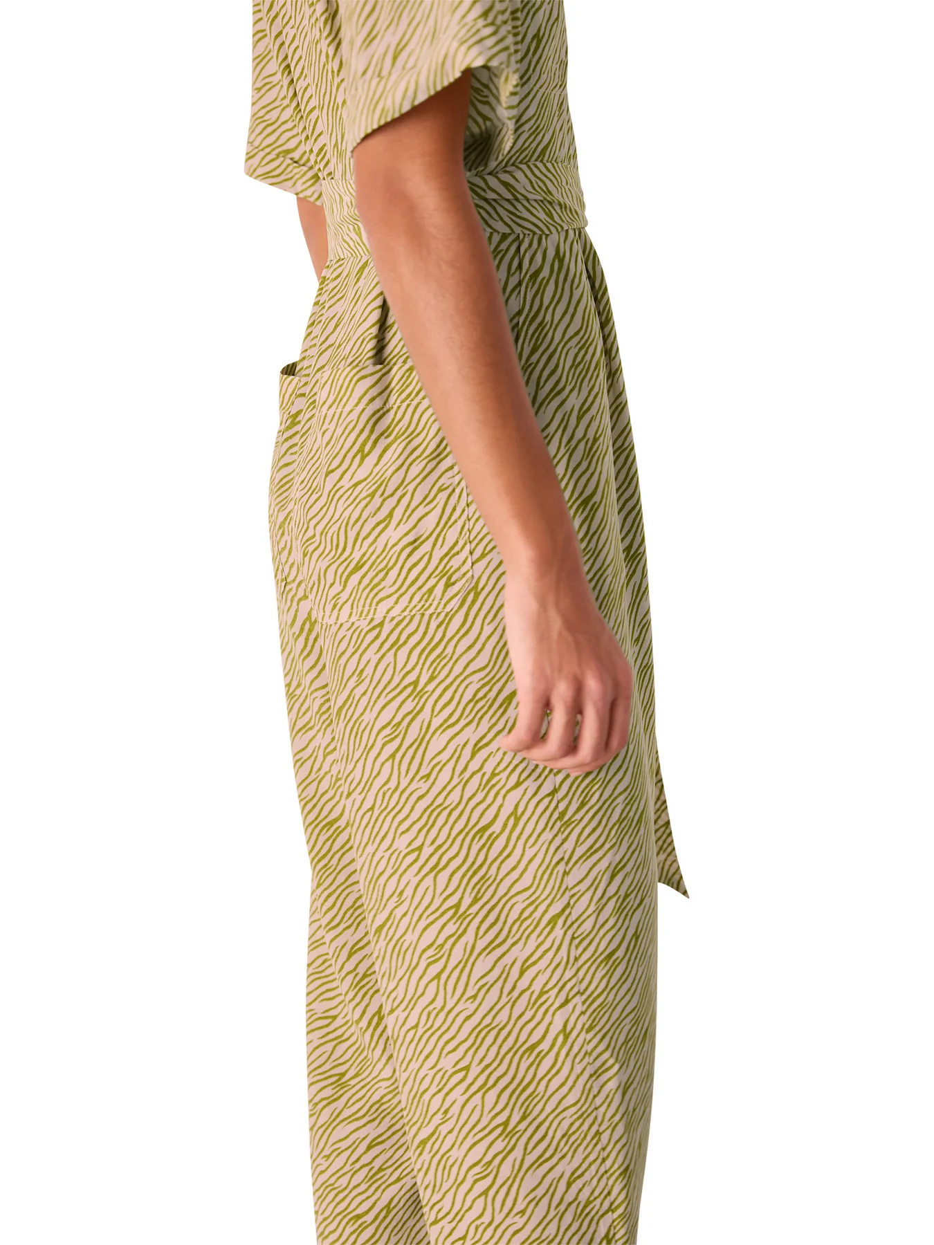 Green/Multi Kelly Tiger Flame Jumpsuit - Image 4