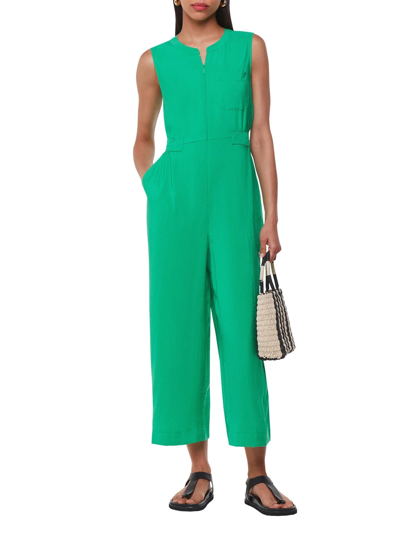Josie Zip Front Jumpsuit - Image 2