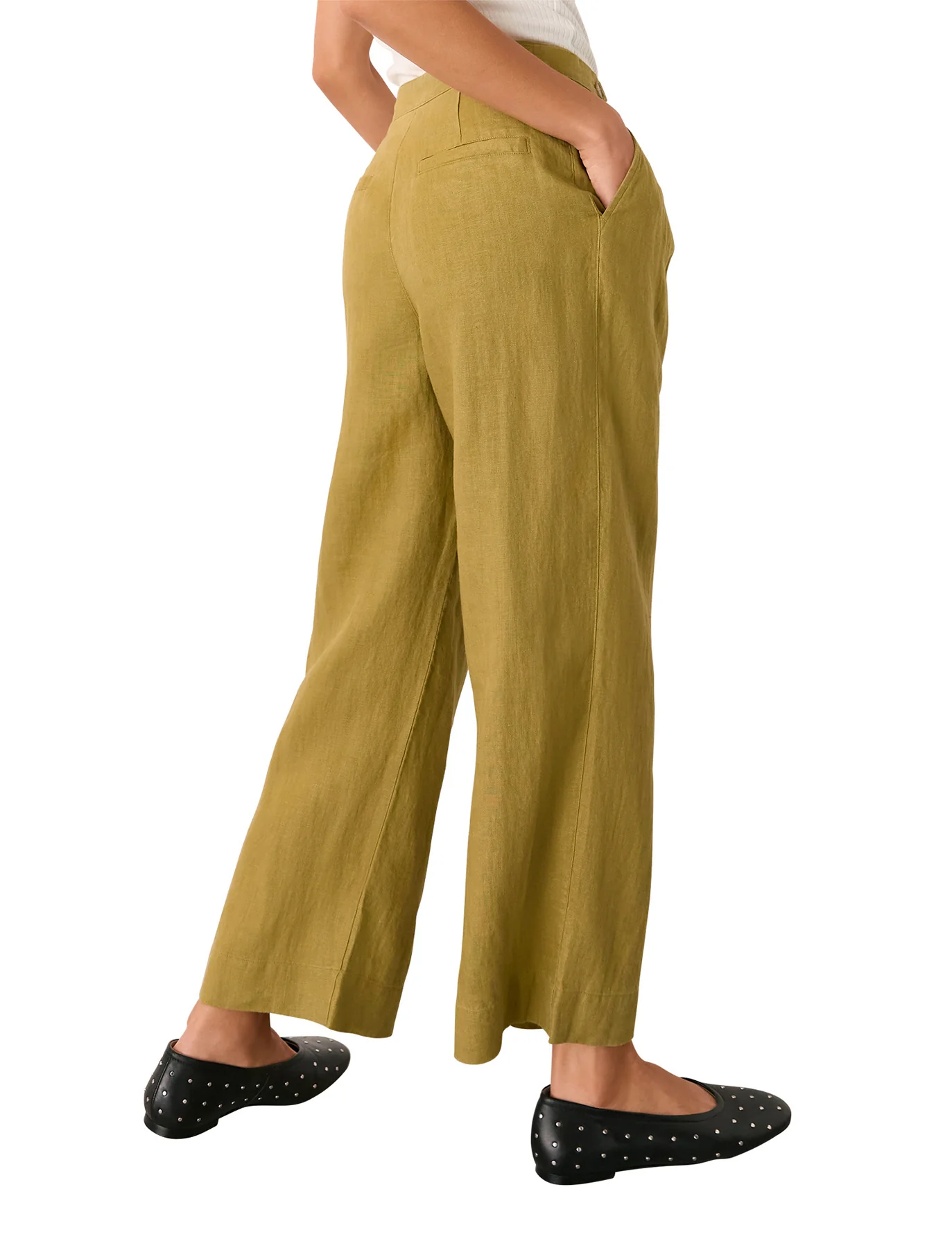 Olive Millie Linen Trouser - Image 3