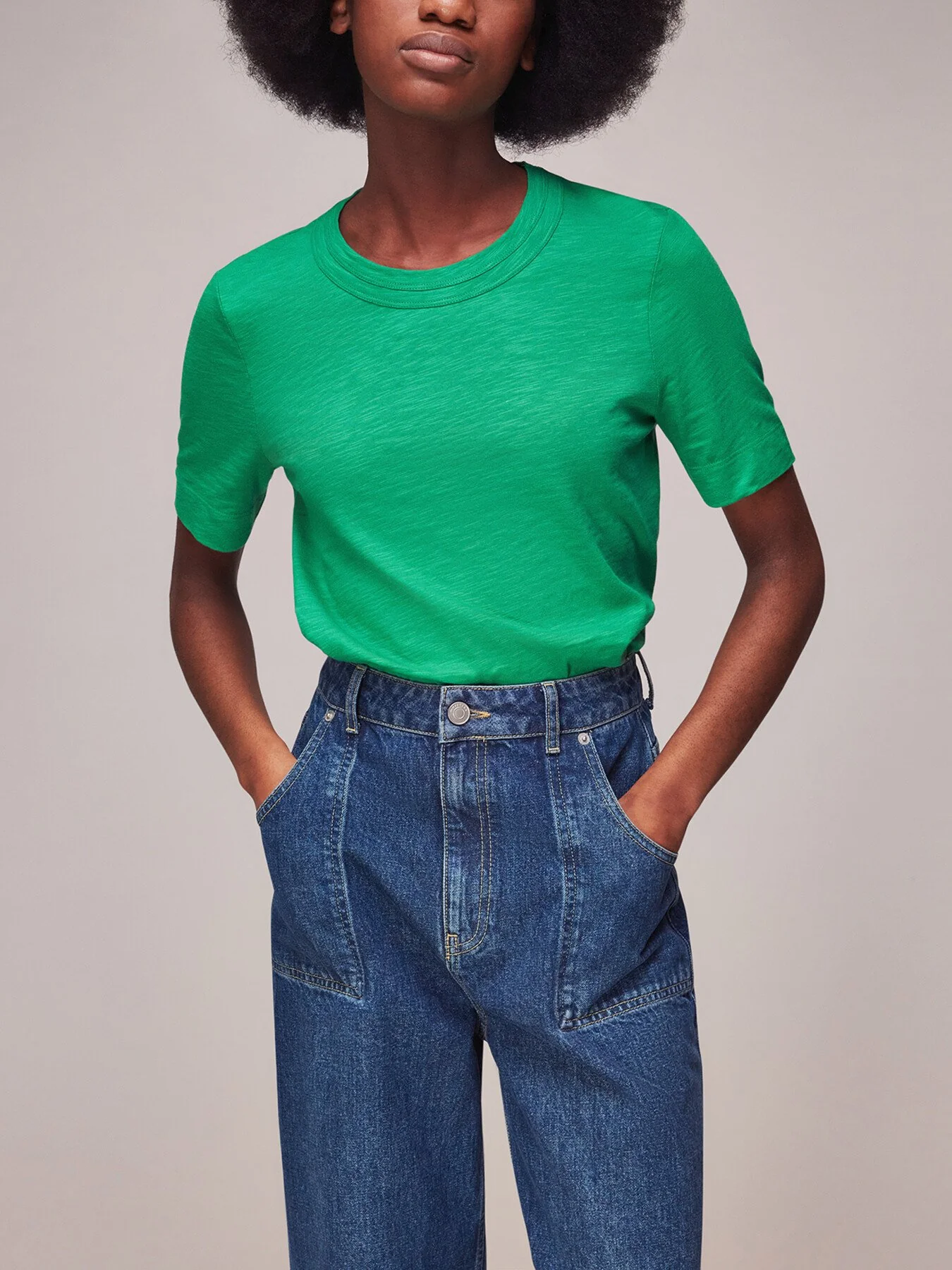 Rosa Double Trim T-Shirt - Image 4
