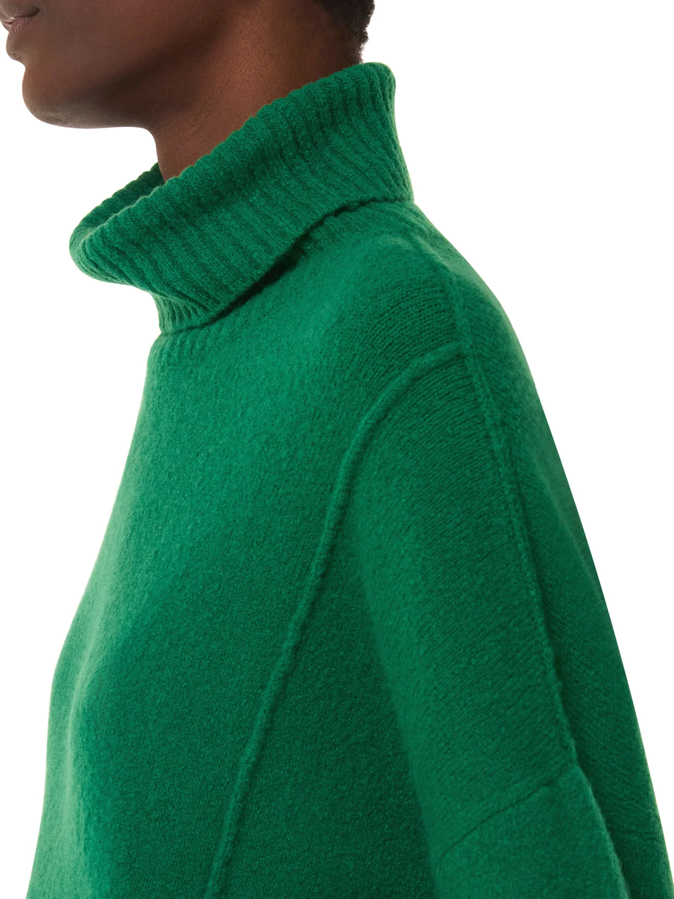 Wool Mix Roll Neck Knit - Image 4