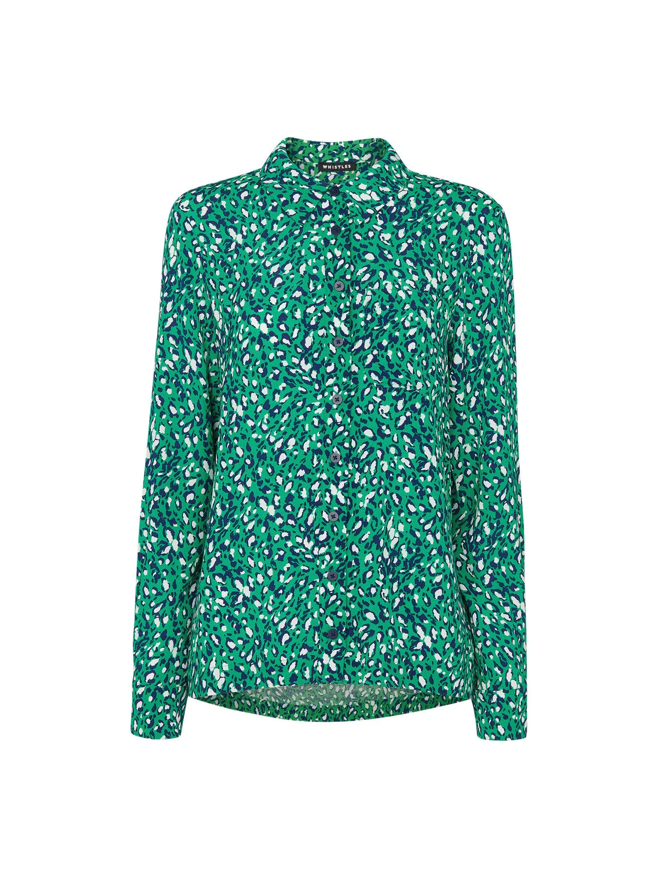 Flowing Leopard Print Shirt