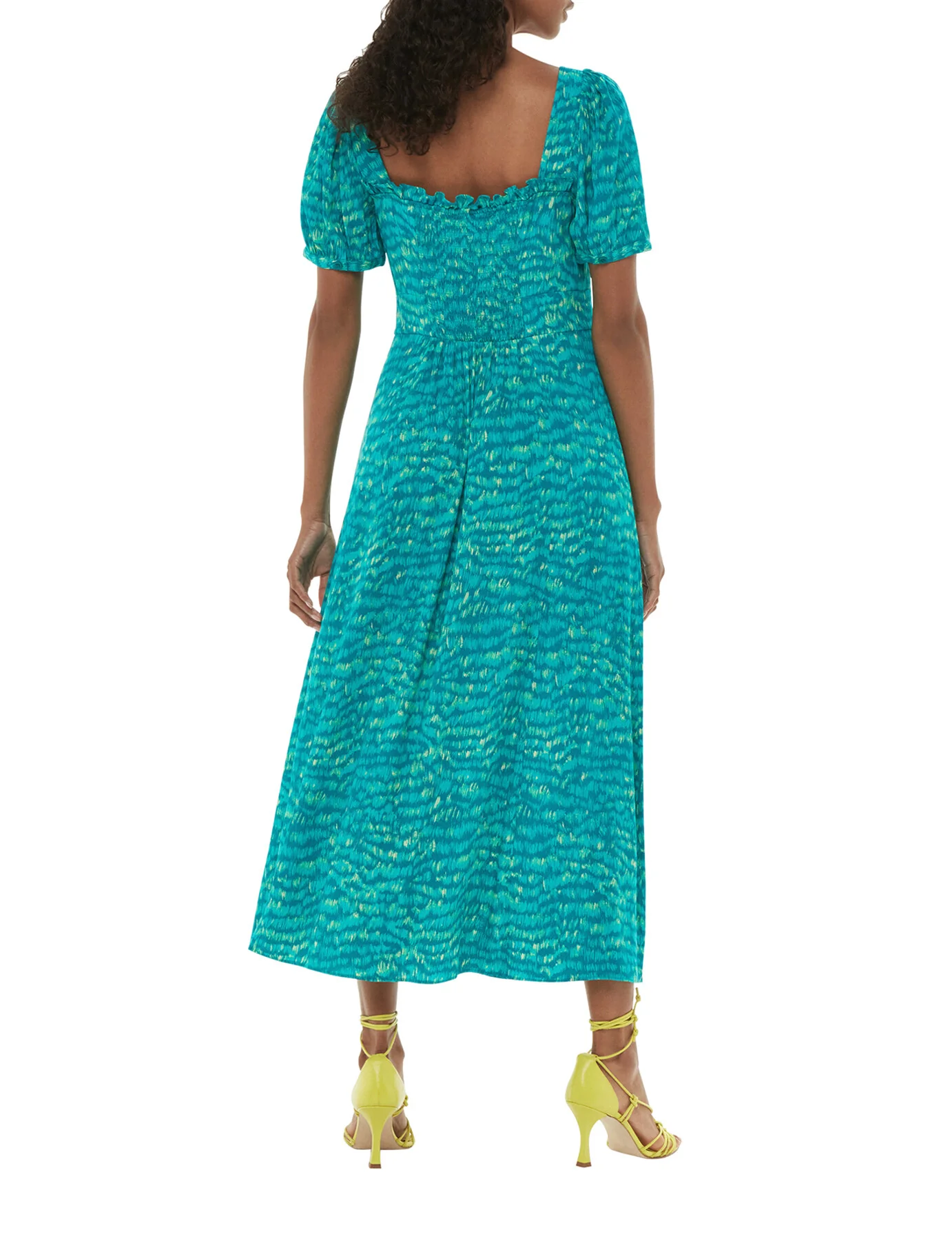 Sketched Grass Midi Dress - Image 3