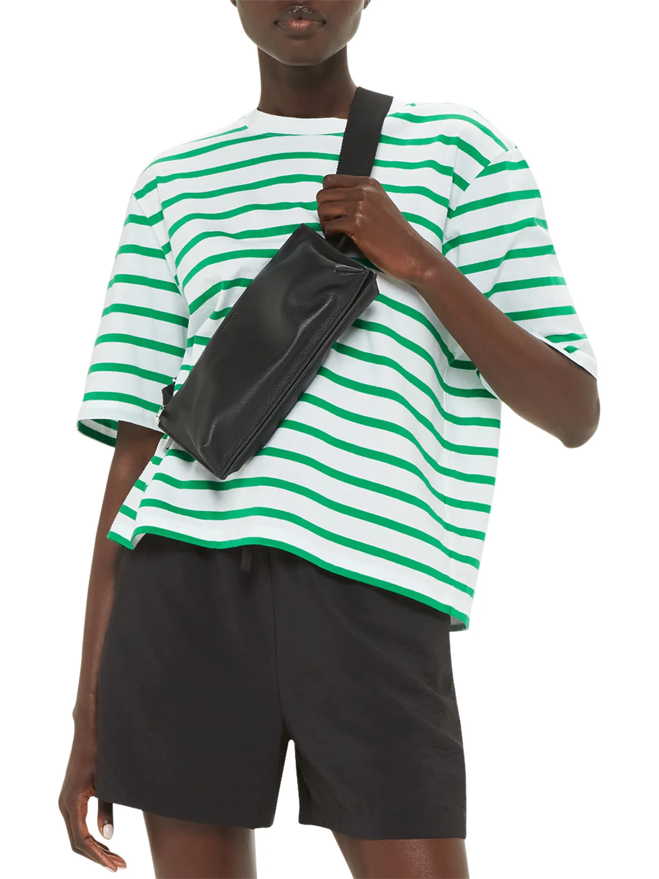Stripe Short Sleeve Top - Image 2