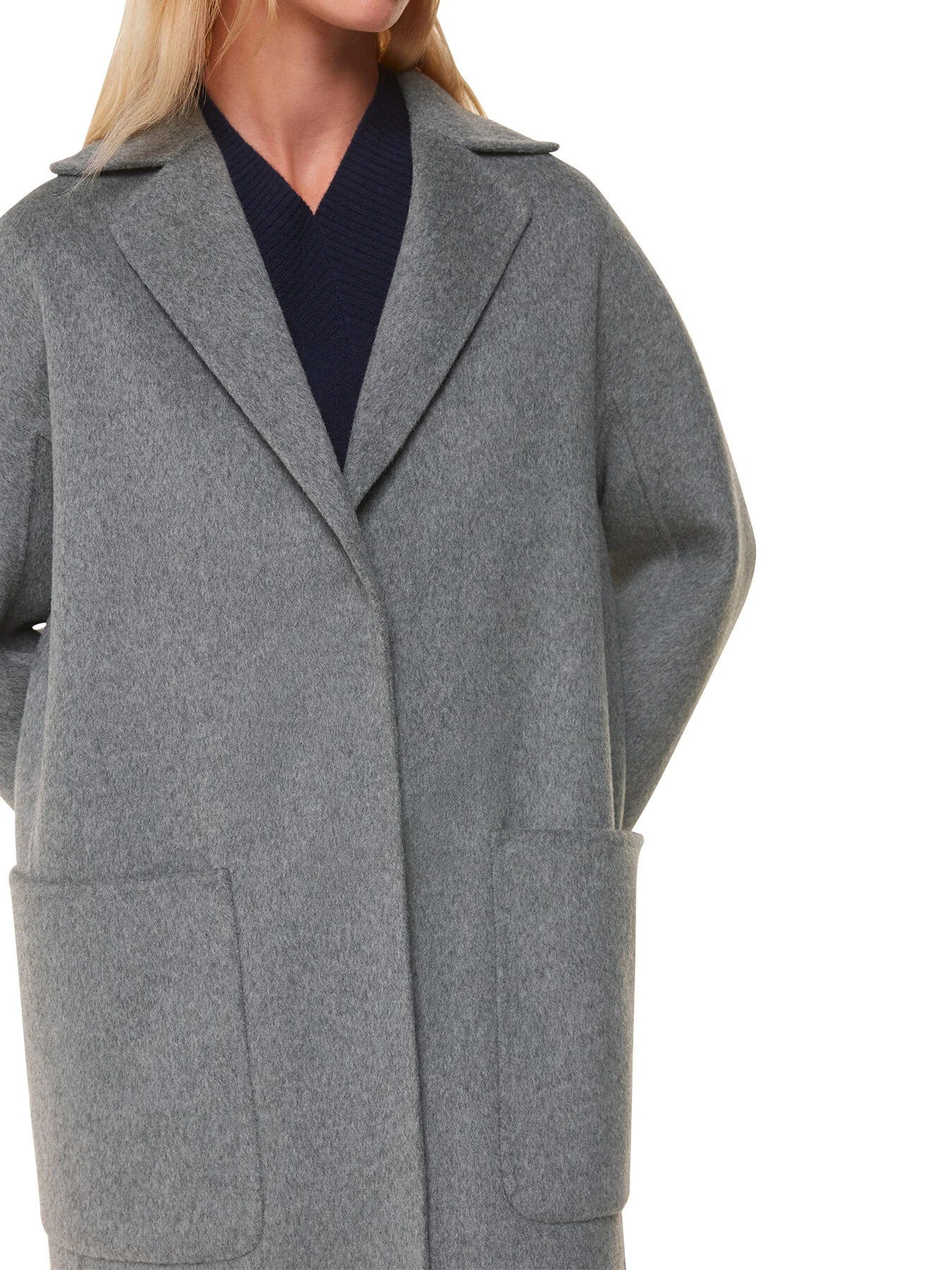 Cassie Double Face Pocket Coat - Image 4