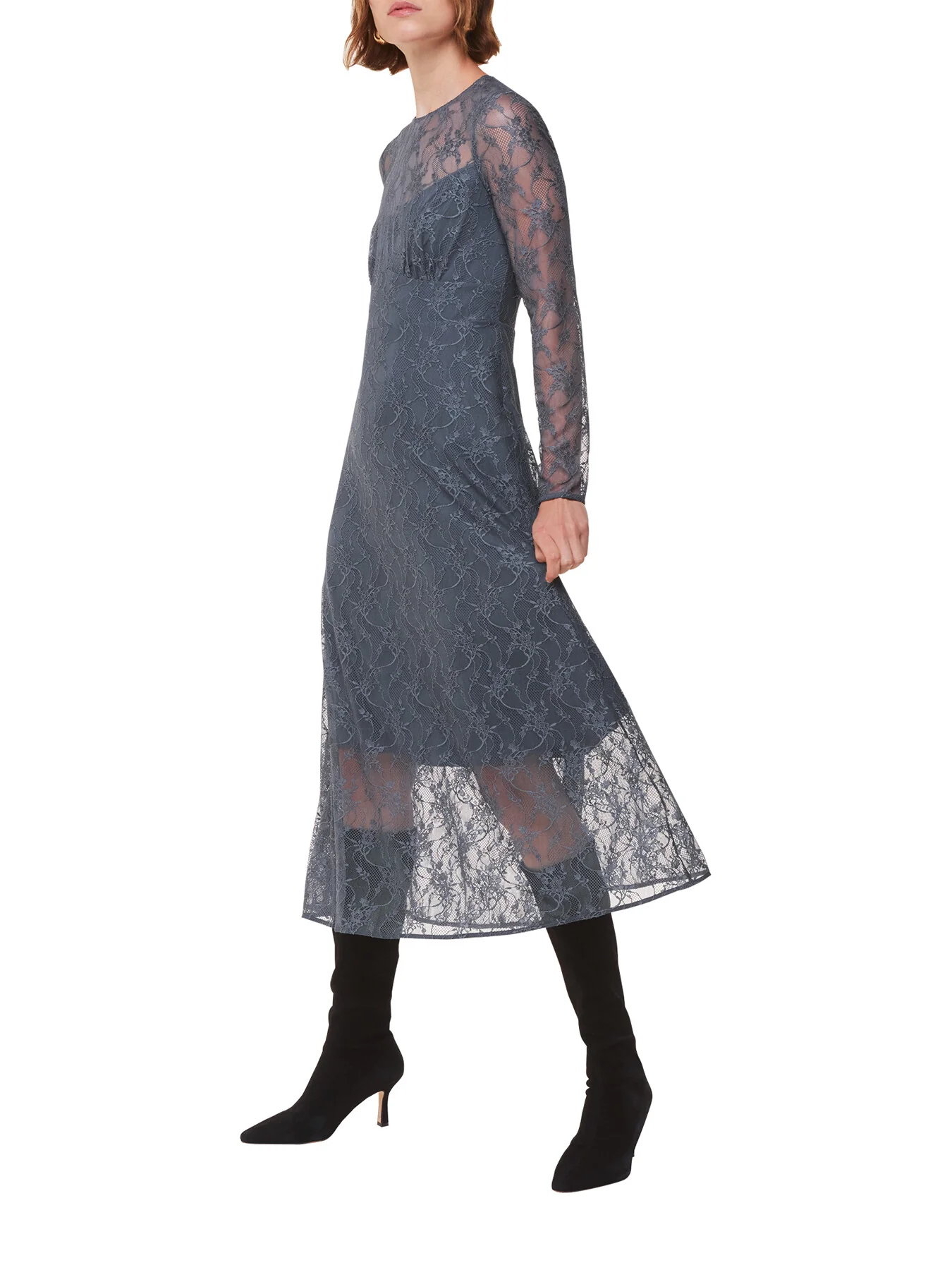 Fay Lace Long Sleeve Dress - Image 2