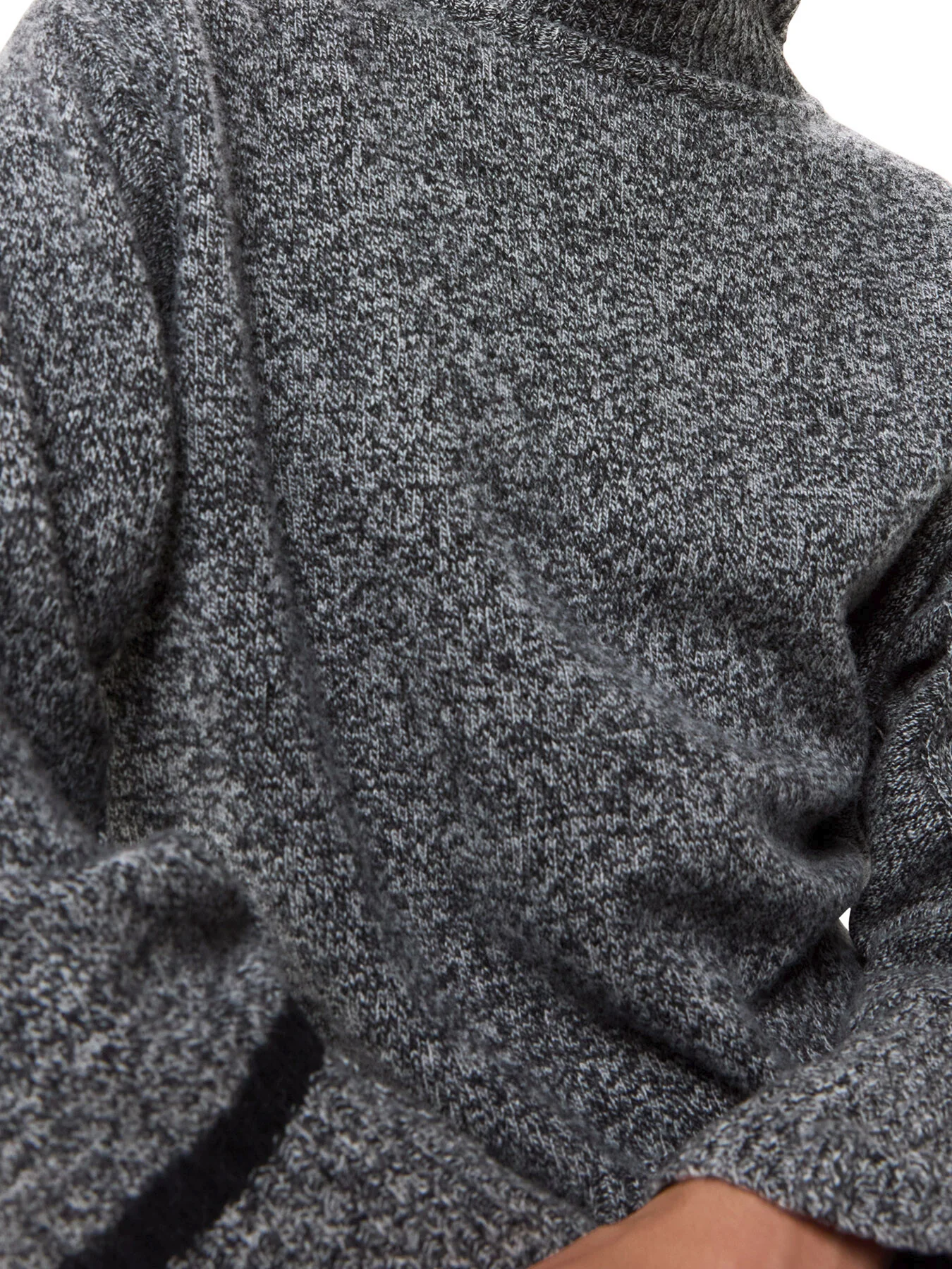 Wool Fleck Roll Neck Knit - Image 4