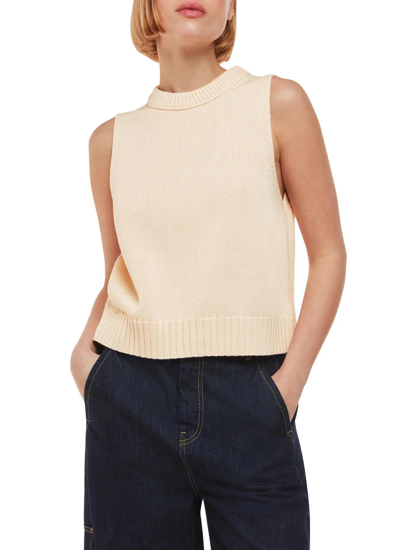 Indie Rib Detail Tank - Image 4