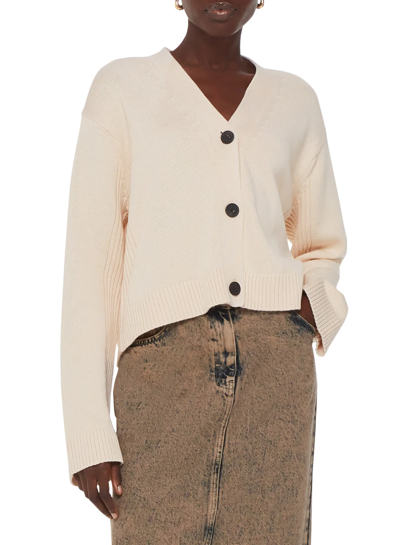 Nina Button Front Cardigan - Image 2