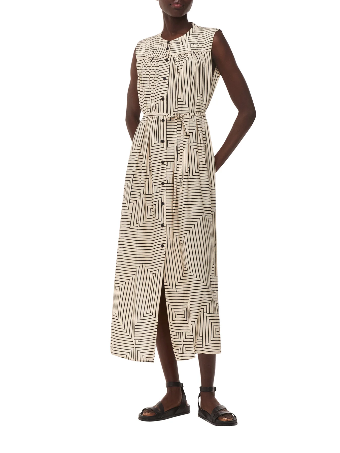 Angled Stripe Ilana Dress - Image 2
