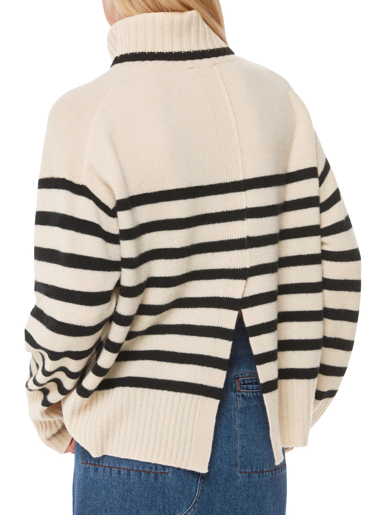 Stripe Wool Roll Neck - Image 3