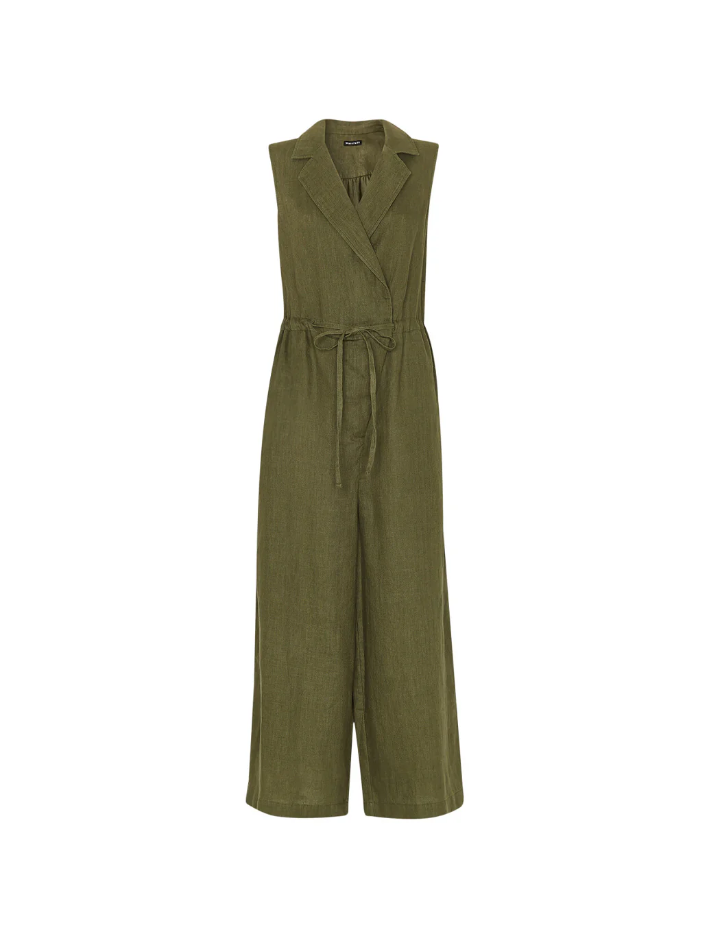 Bella Linen Wrap Jumpsuit