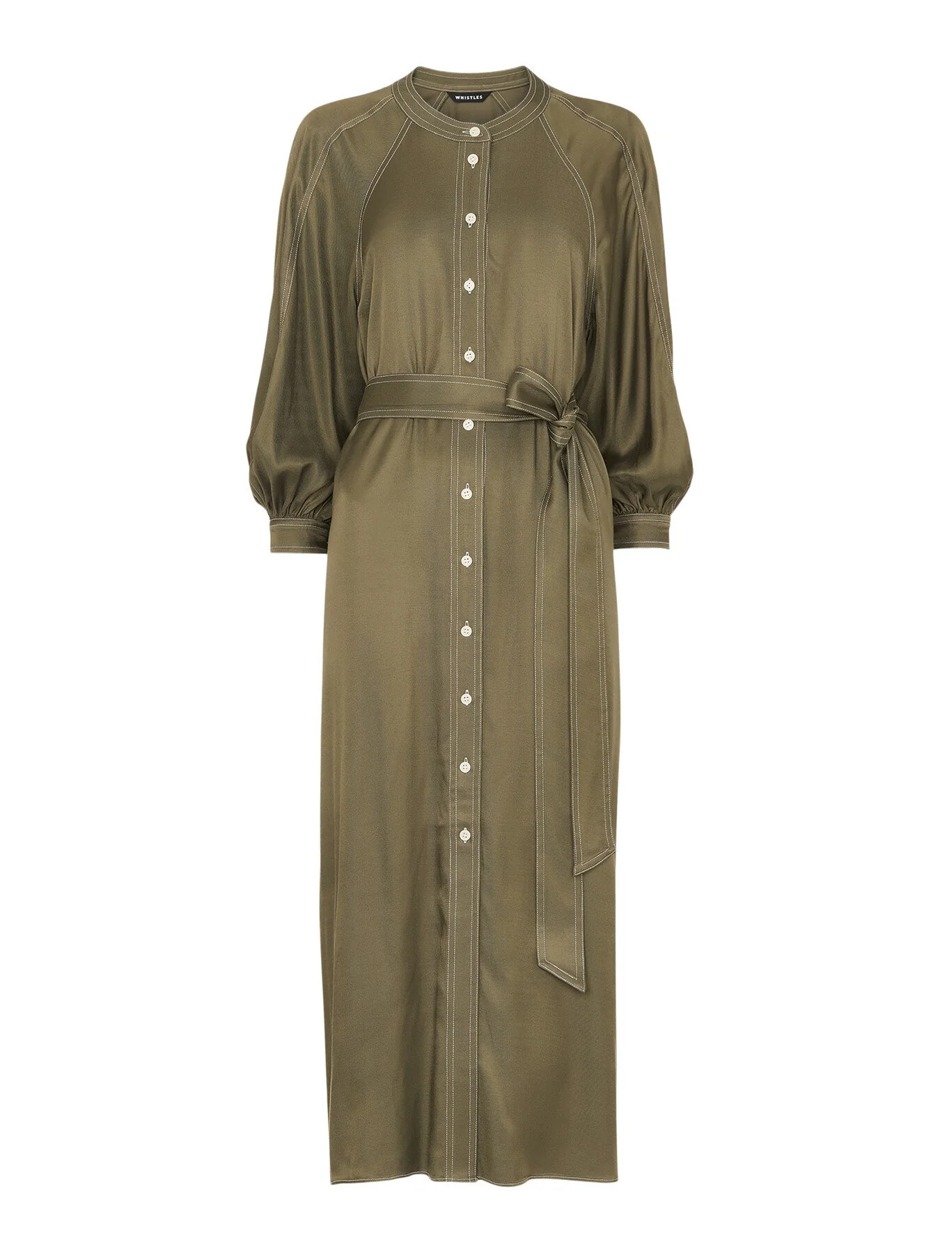 Mabel Topstitch Dress
