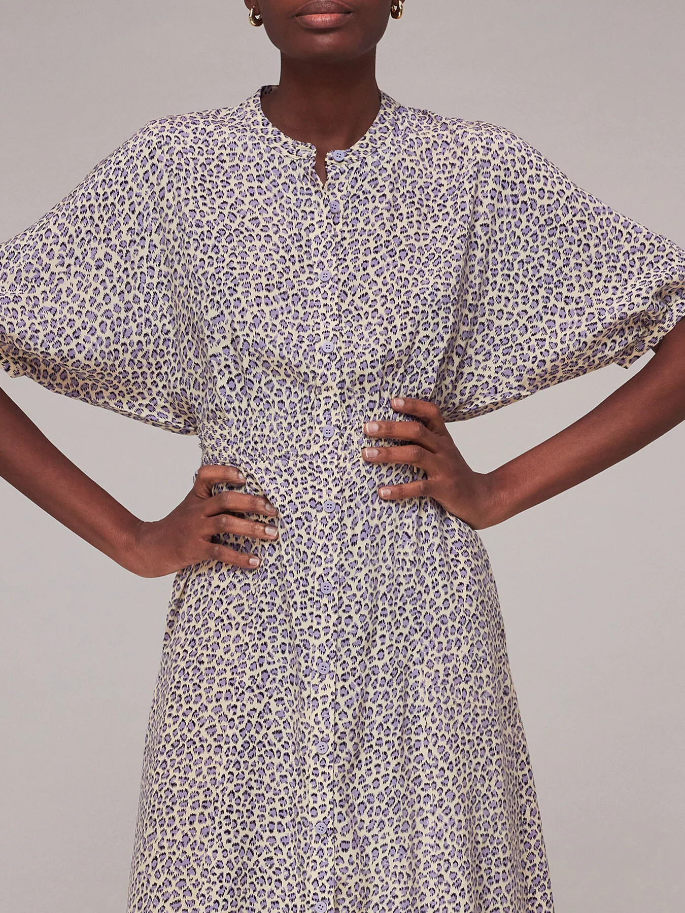 Dashed Leopard Midi Dress - Image 4