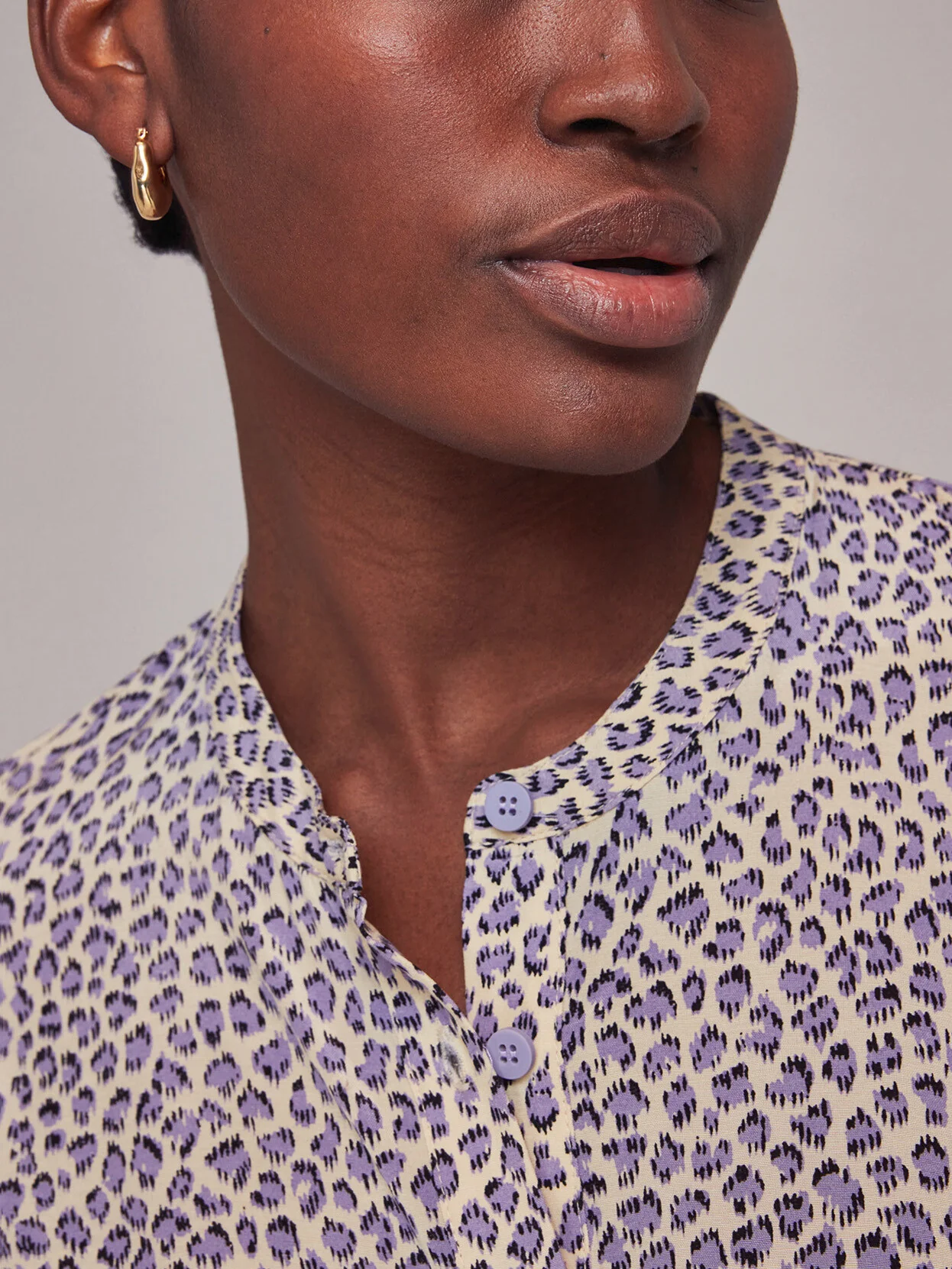Dashed Leopard Midi Dress - Image 5