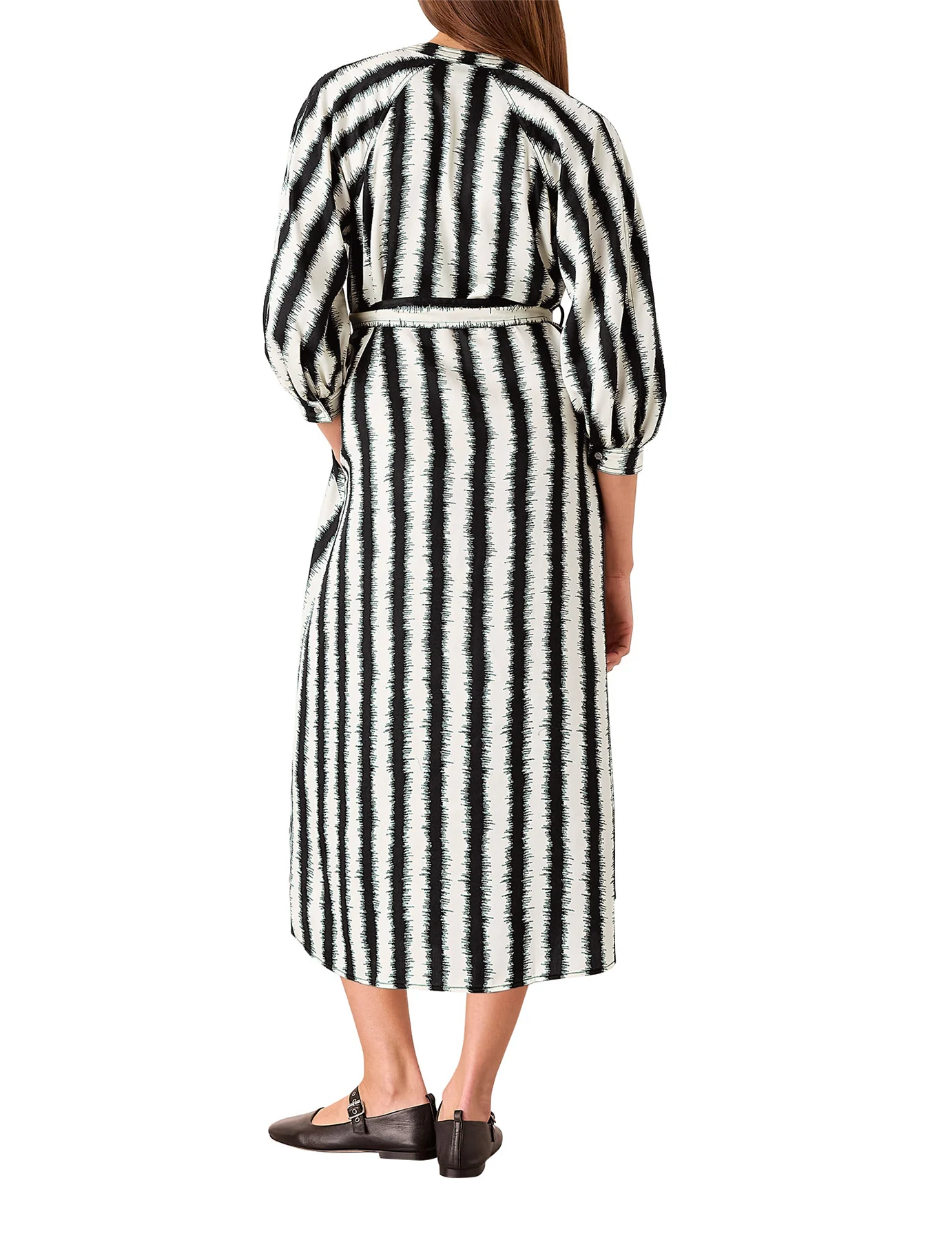 Ivory/Multi Hazy Stripe Mabel Dress - Image 3