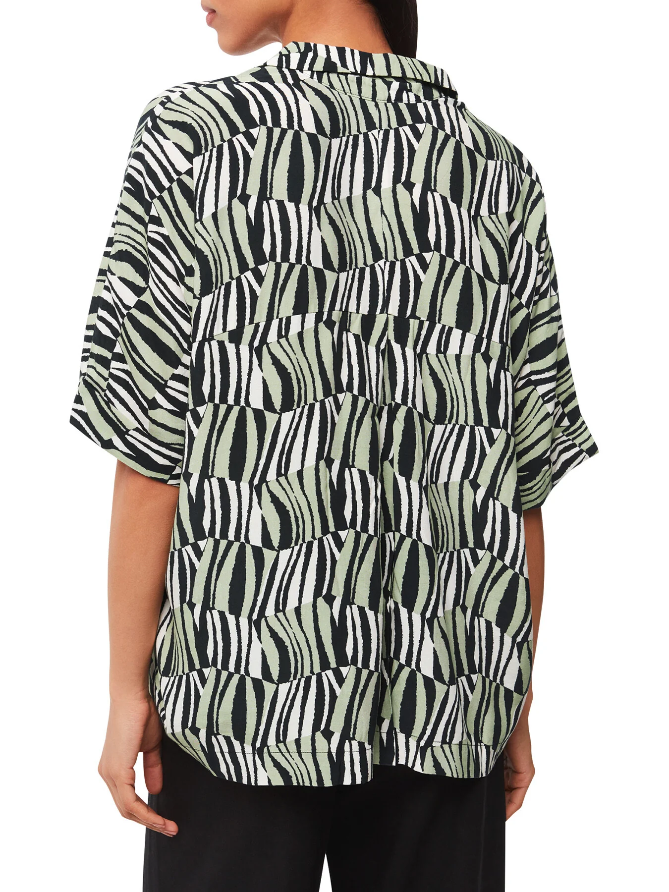 Checkerboard Tiger Boxy Shirt - Image 3