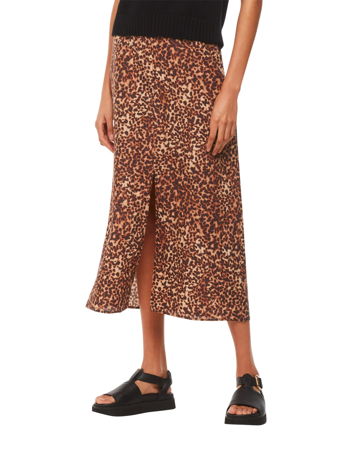 Marble Spot Front Split Skirt - Image 2