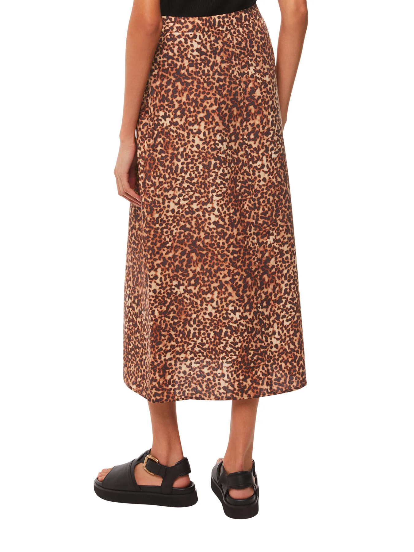 Marble Spot Front Split Skirt - Image 3