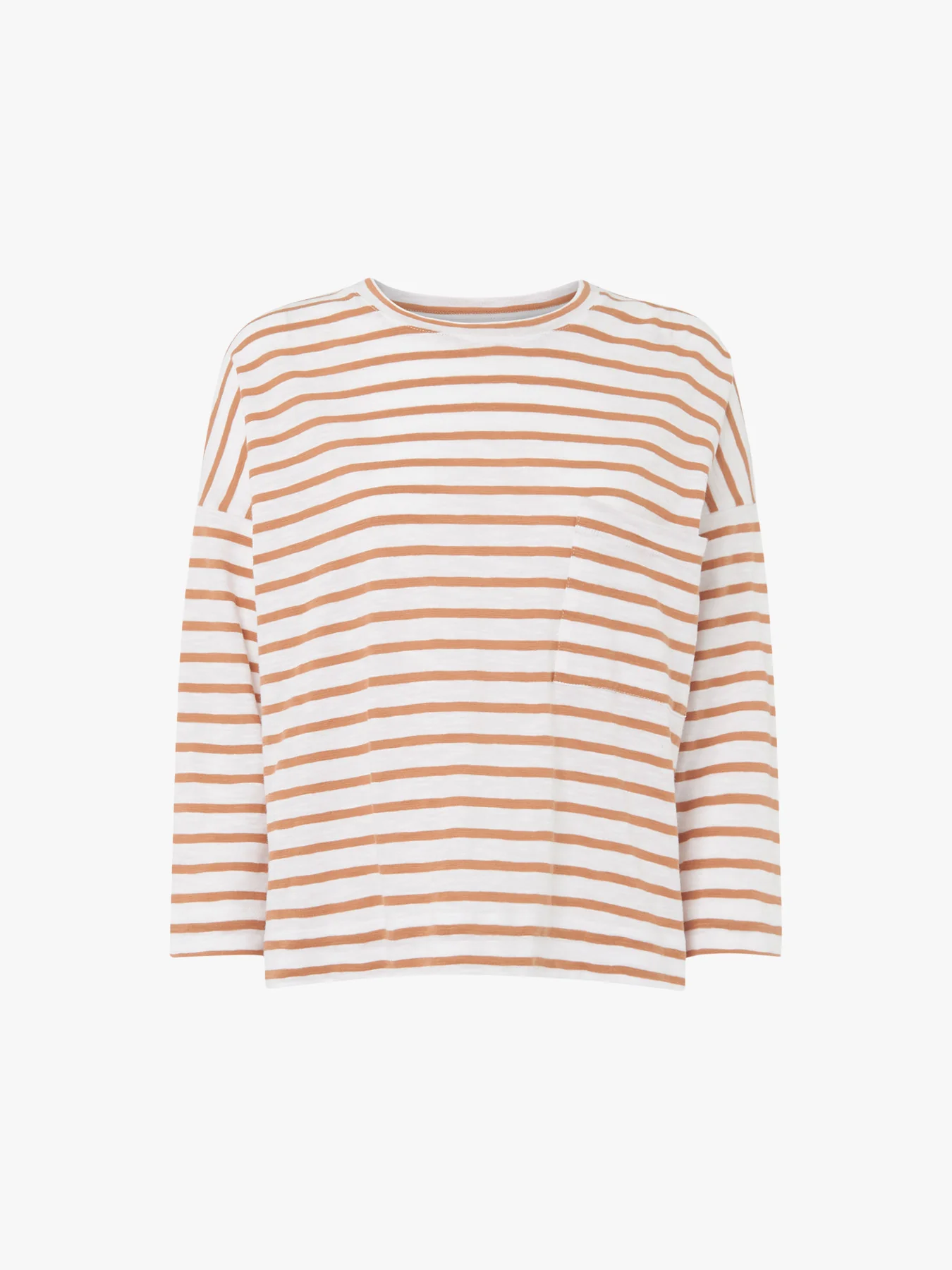 Stripe Cotton Pocket Top