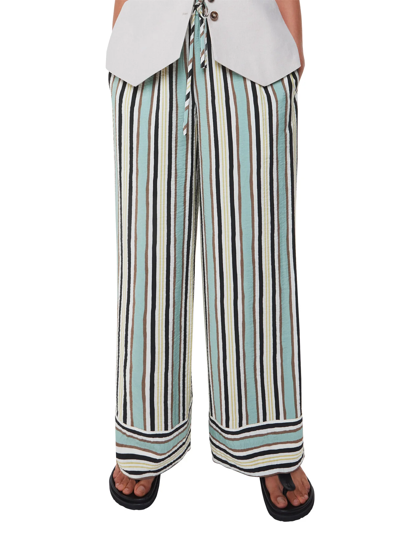 Vertical Stripe Nicola Trouser - Image 4