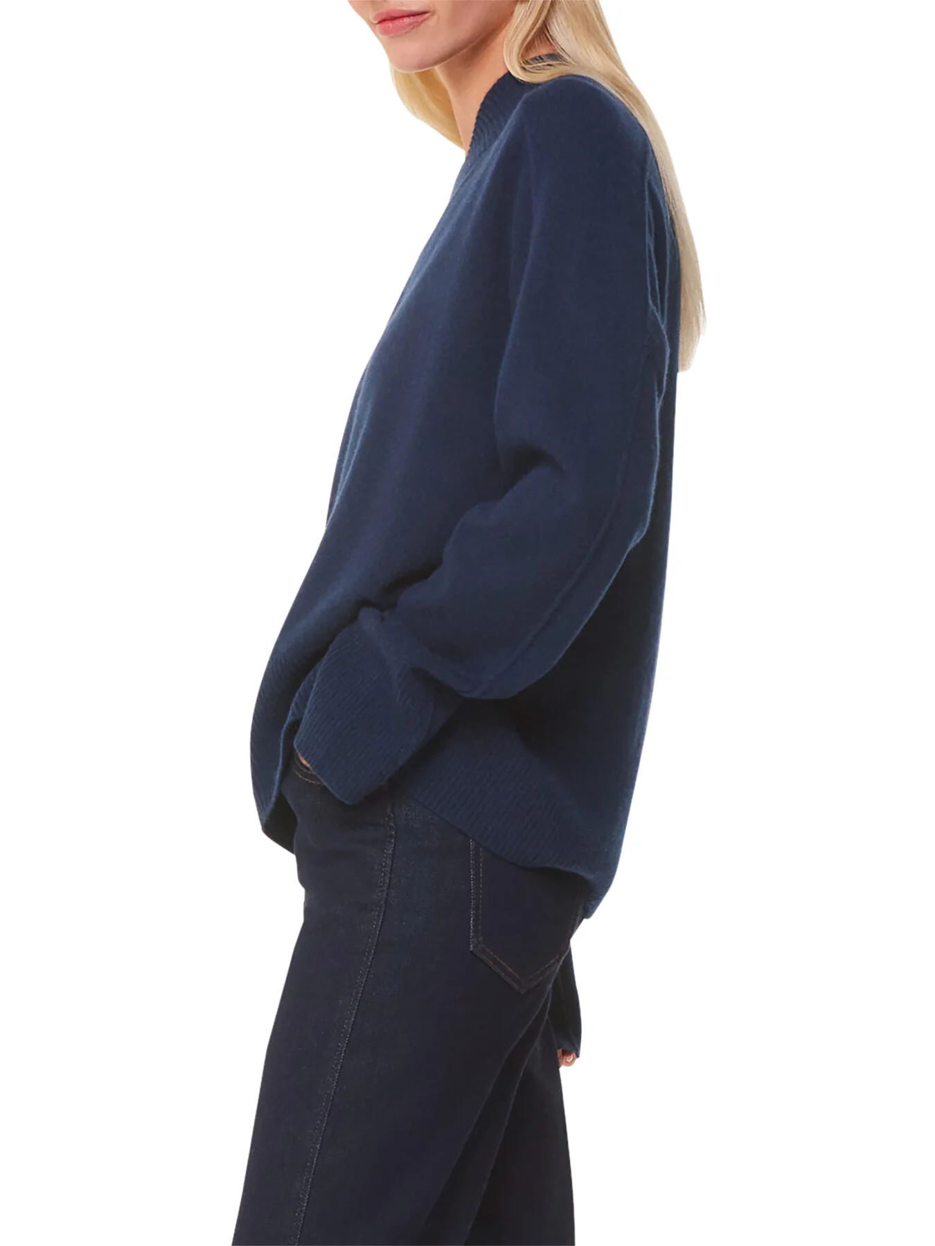 Cashmere V Neck Knit - Image 2