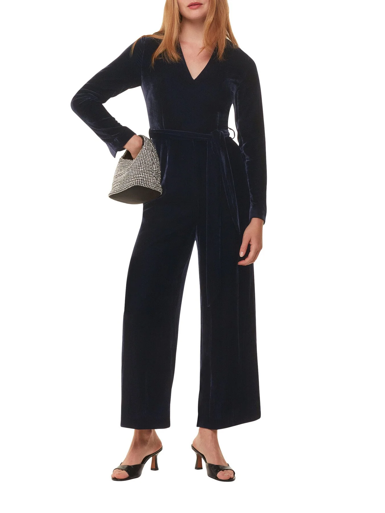 Elora Velvet Jumpsuit - Image 2