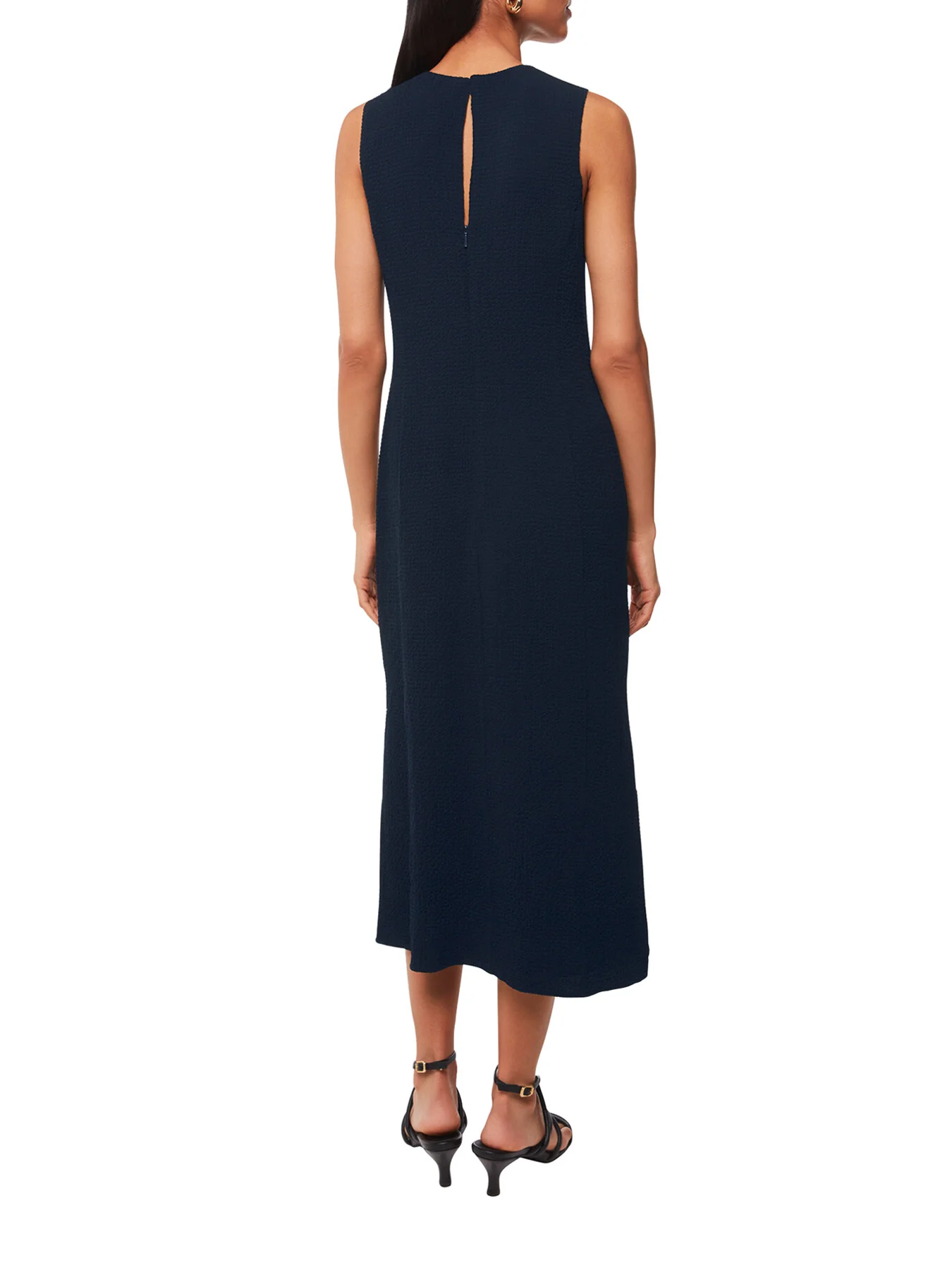 Erin Texture Midi Dress - Image 3