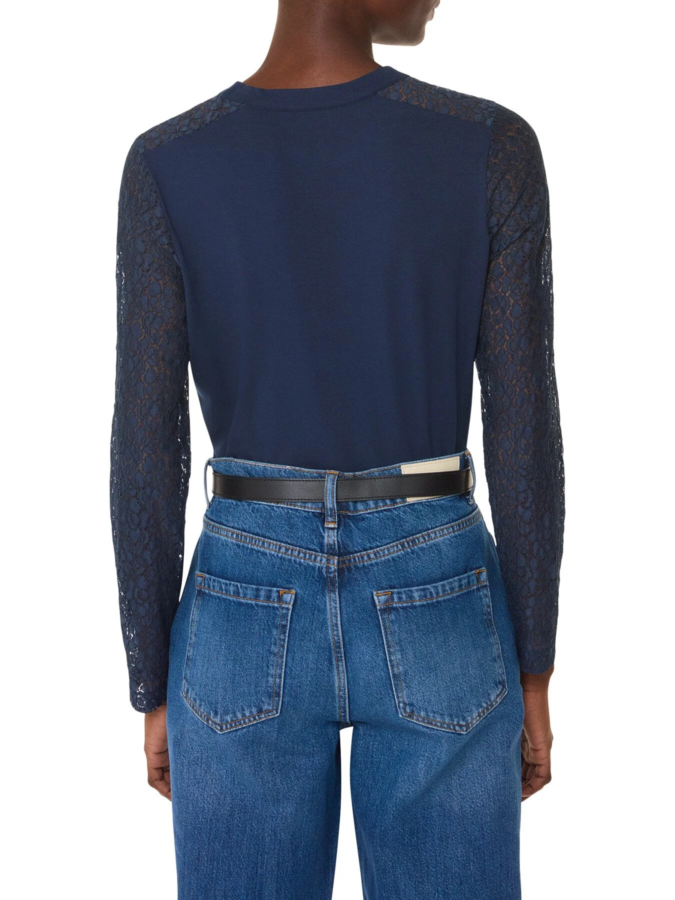 Lace Sleeve Detail Top - Image 3